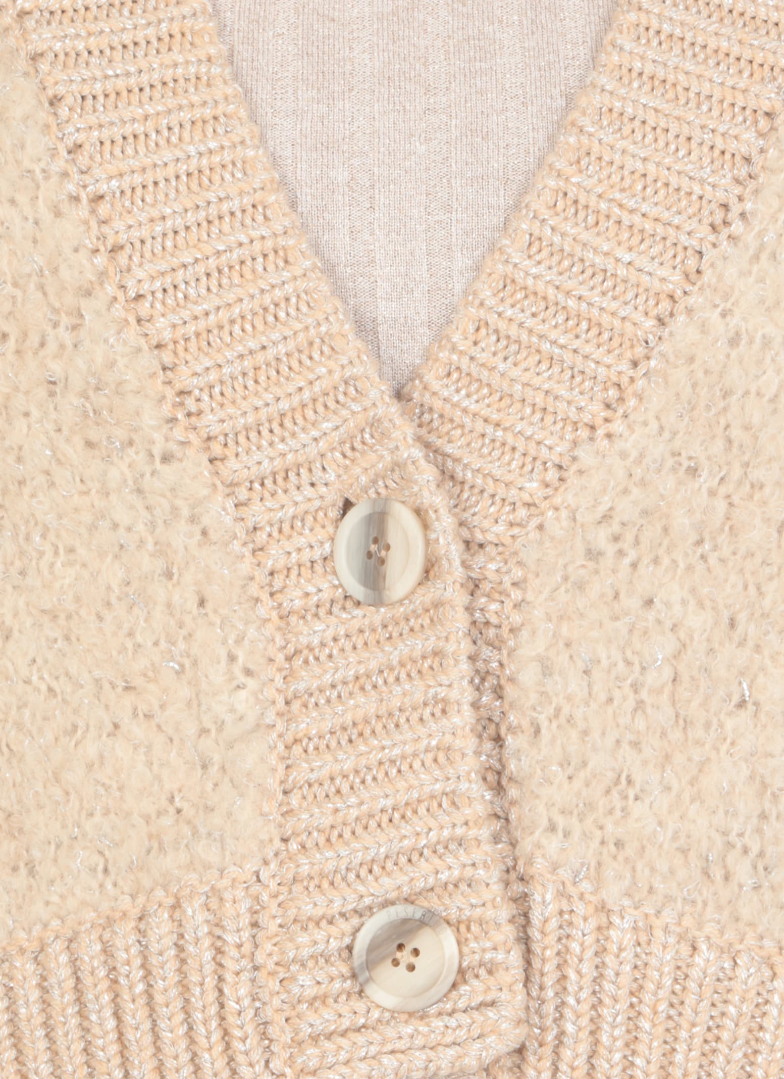 Shop Peserico Wool Blend Cardigan