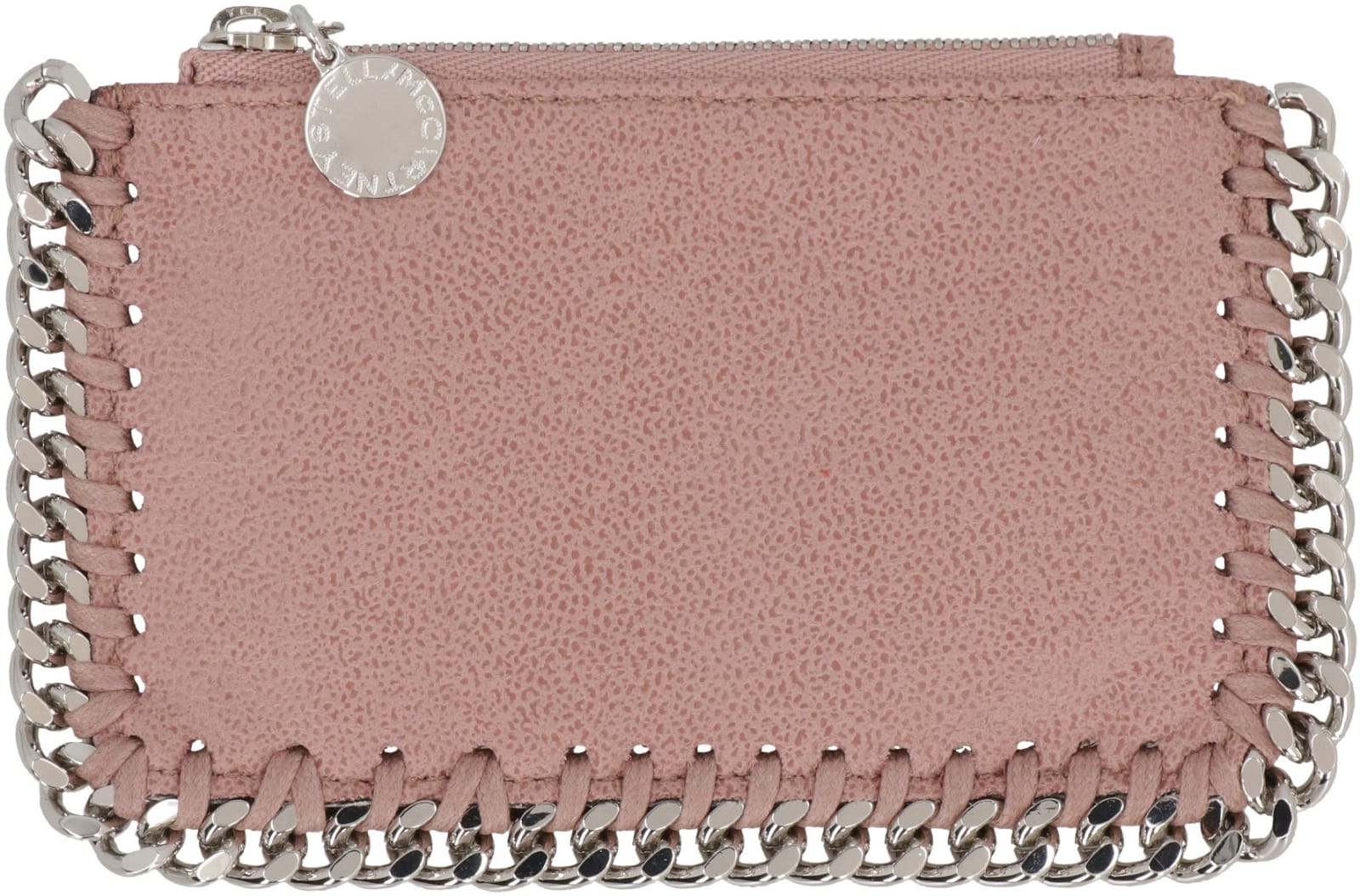 Shop Stella Mccartney Falabella Card Holder In Pink