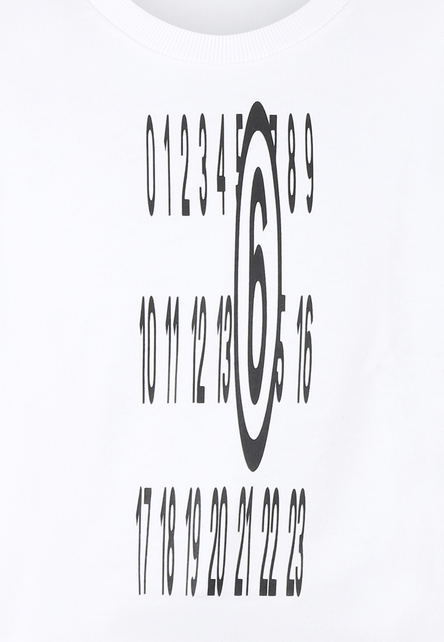 Mm6 Maison Margiela White Sweatshirt For Kids With Logo In White
