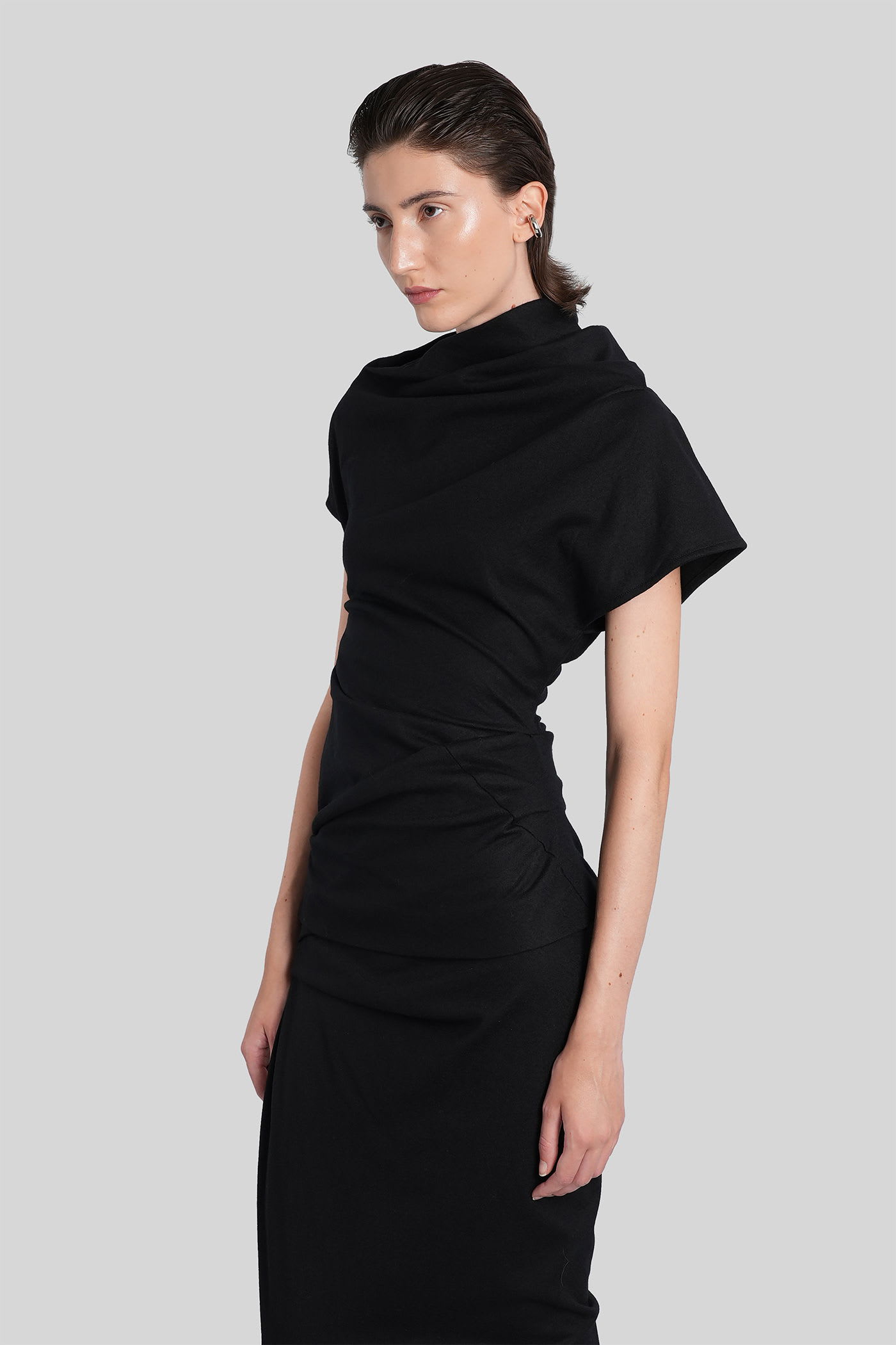 Entire Studios Flop Topwear In Black Wool In Black