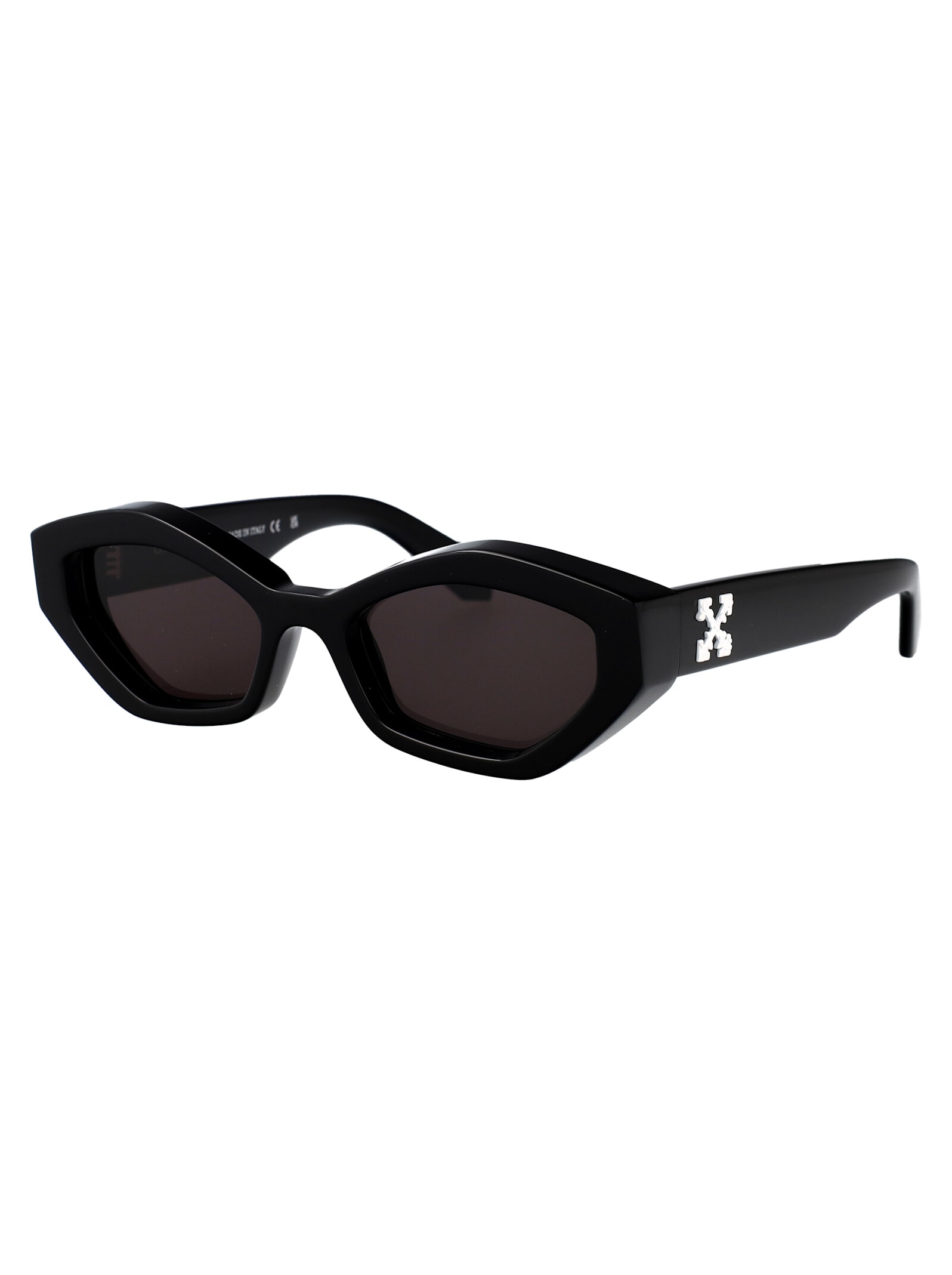 Off-white Hilo Sunglasses In Black Dark Grey