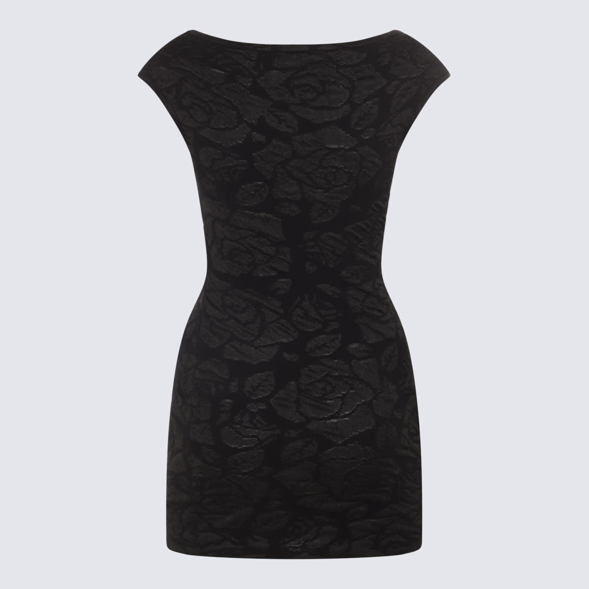 Shop Blumarine Black Stretch Dress