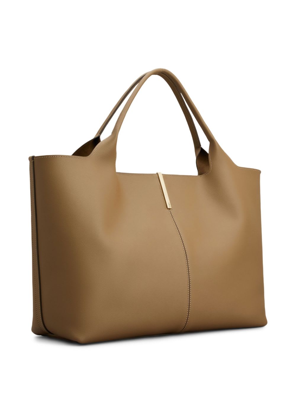 Tod's Medium Leather Shopping Bag In Brown
