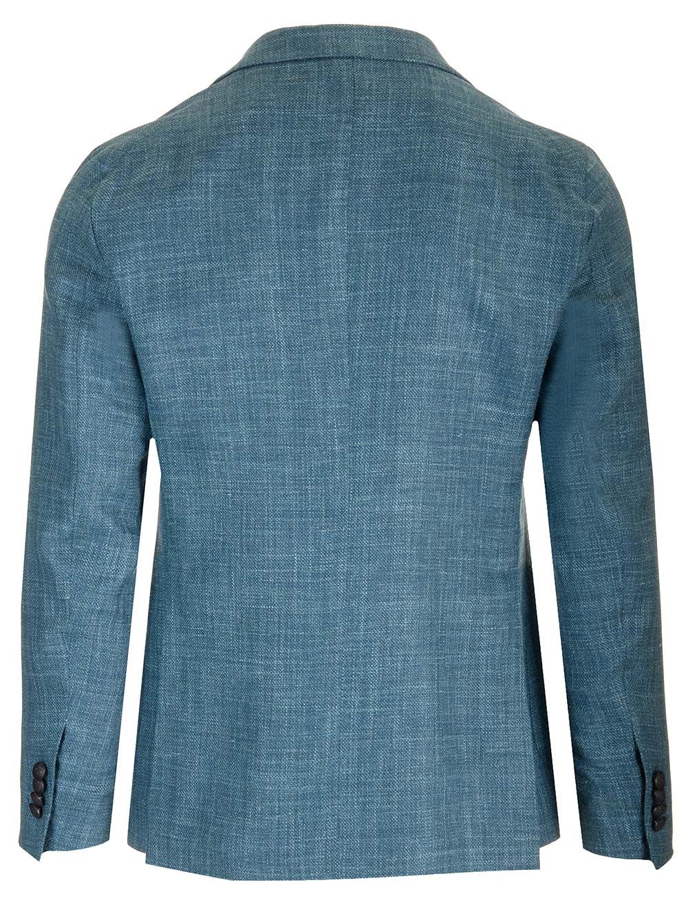 Shop Tagliatore Montecarlo Blazer In Light Blue