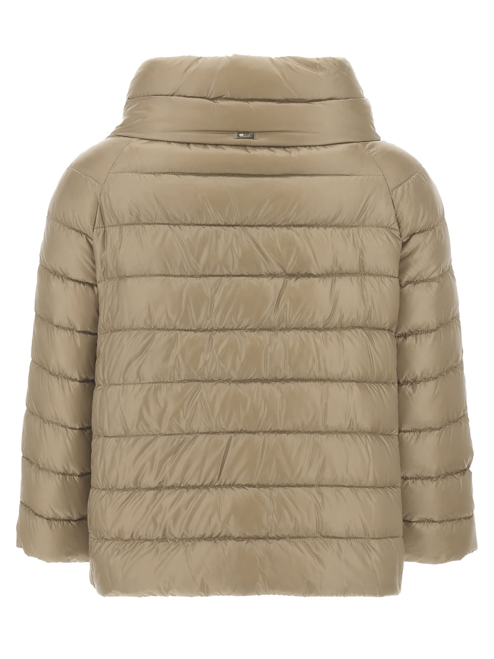 Herno Sofia Down Jacket In Neutral