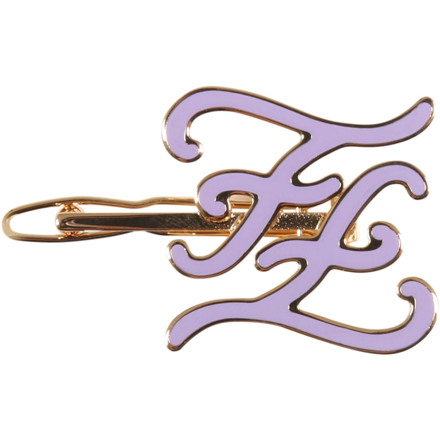 Fendi Lilac Hair-clip For Girl