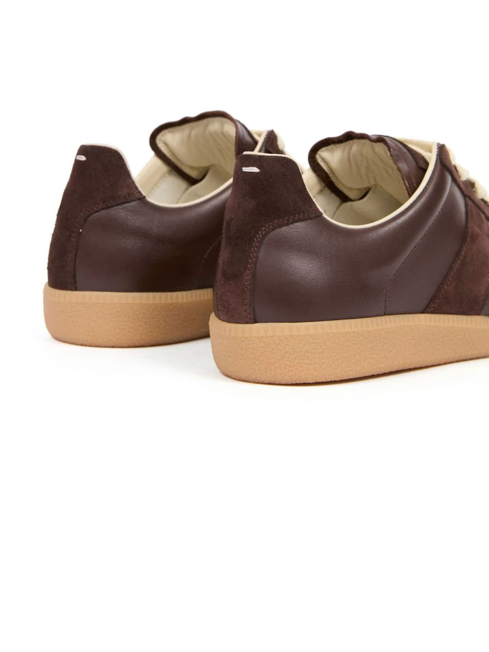 Shop Maison Margiela Sneakers Brown