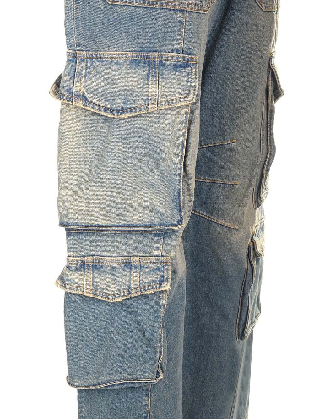 Shop Golden Goose Balloon Shape Jeans In Denim