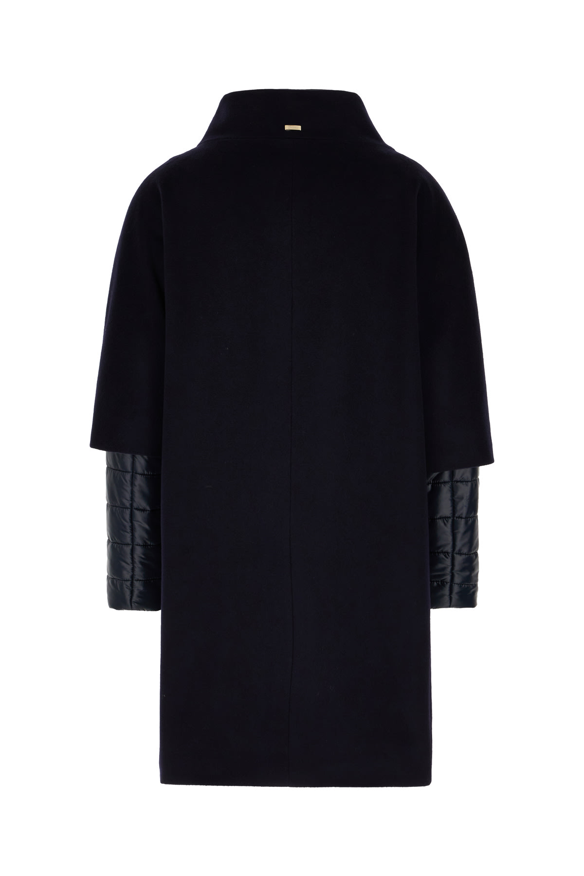 Herno Eco Wool Coat In Blue