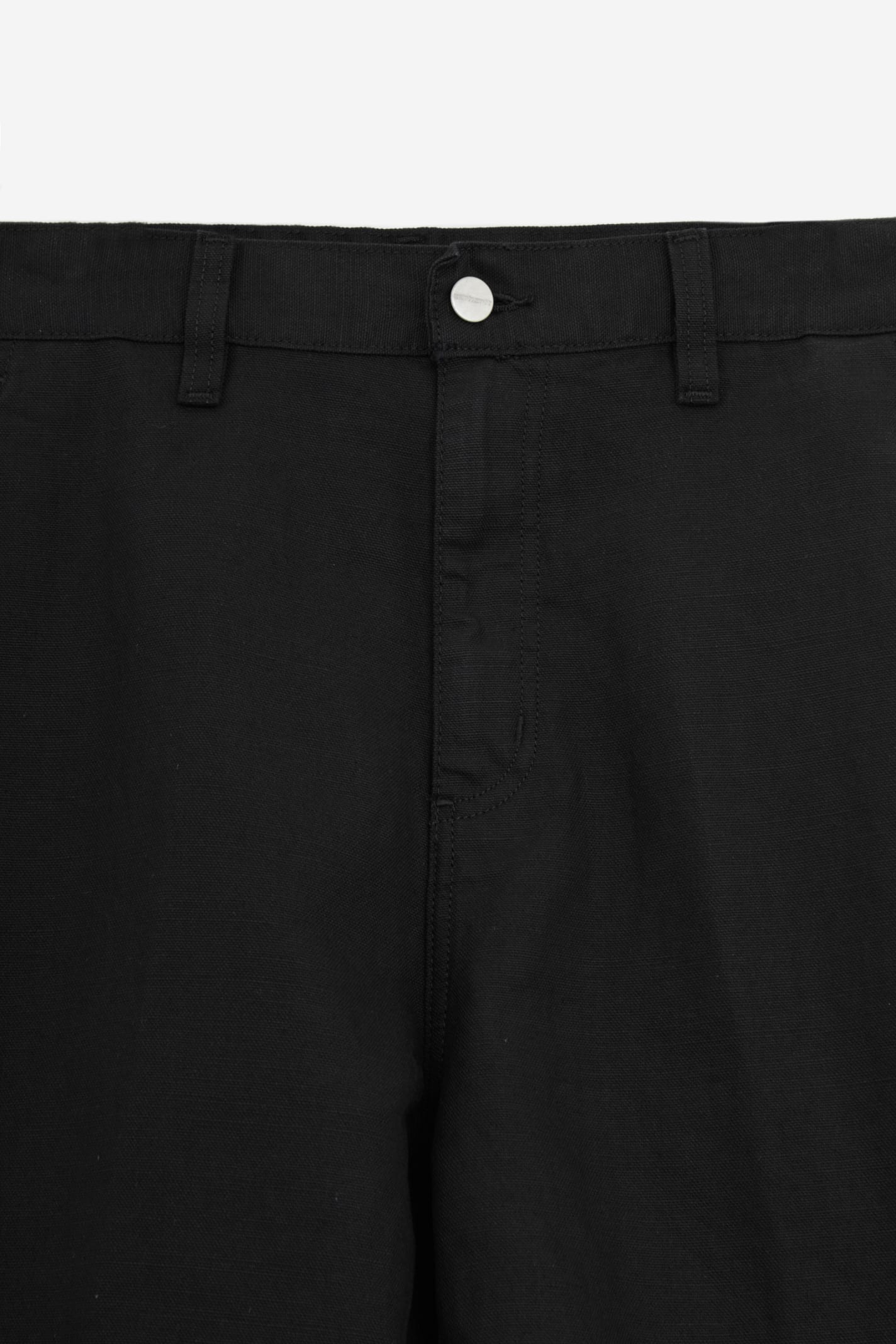 Carhartt Regular Waist Relaxed Fit Single Knee Shorts In Black