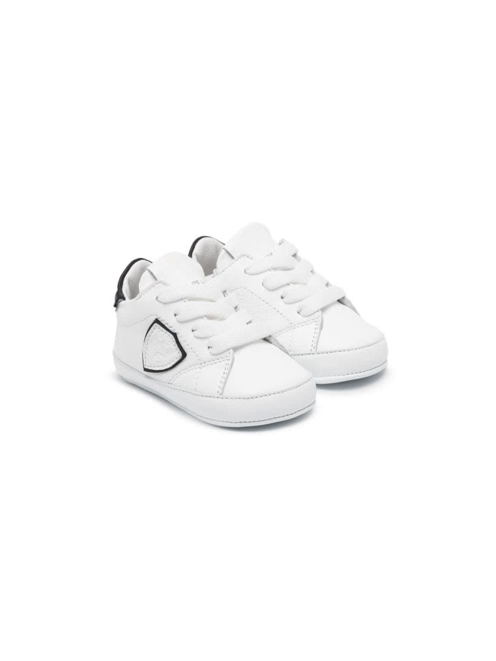 Philippe Model Kids' Sneakers With Application In White