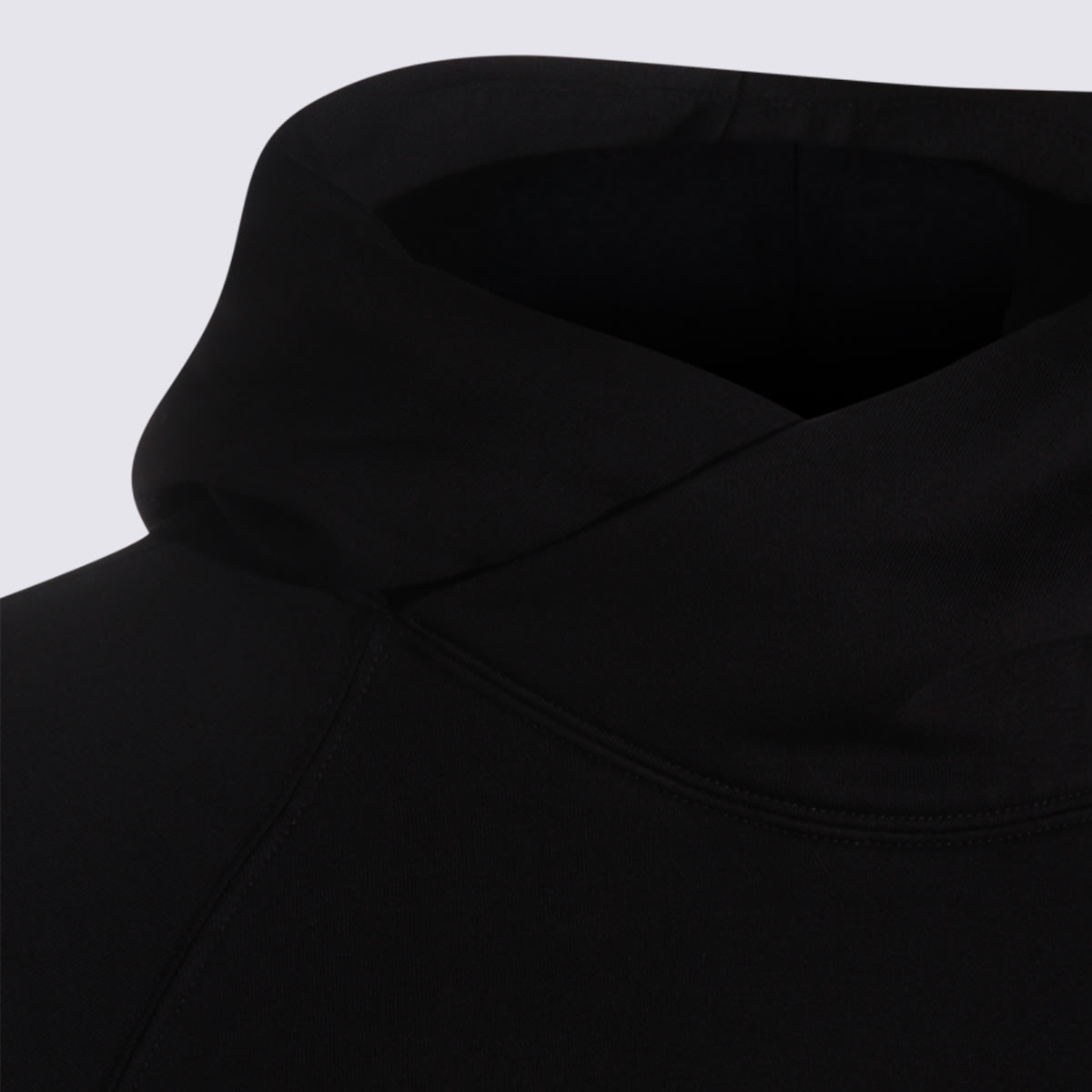 Thom Krom Black Cotton Sweatshirt In Black