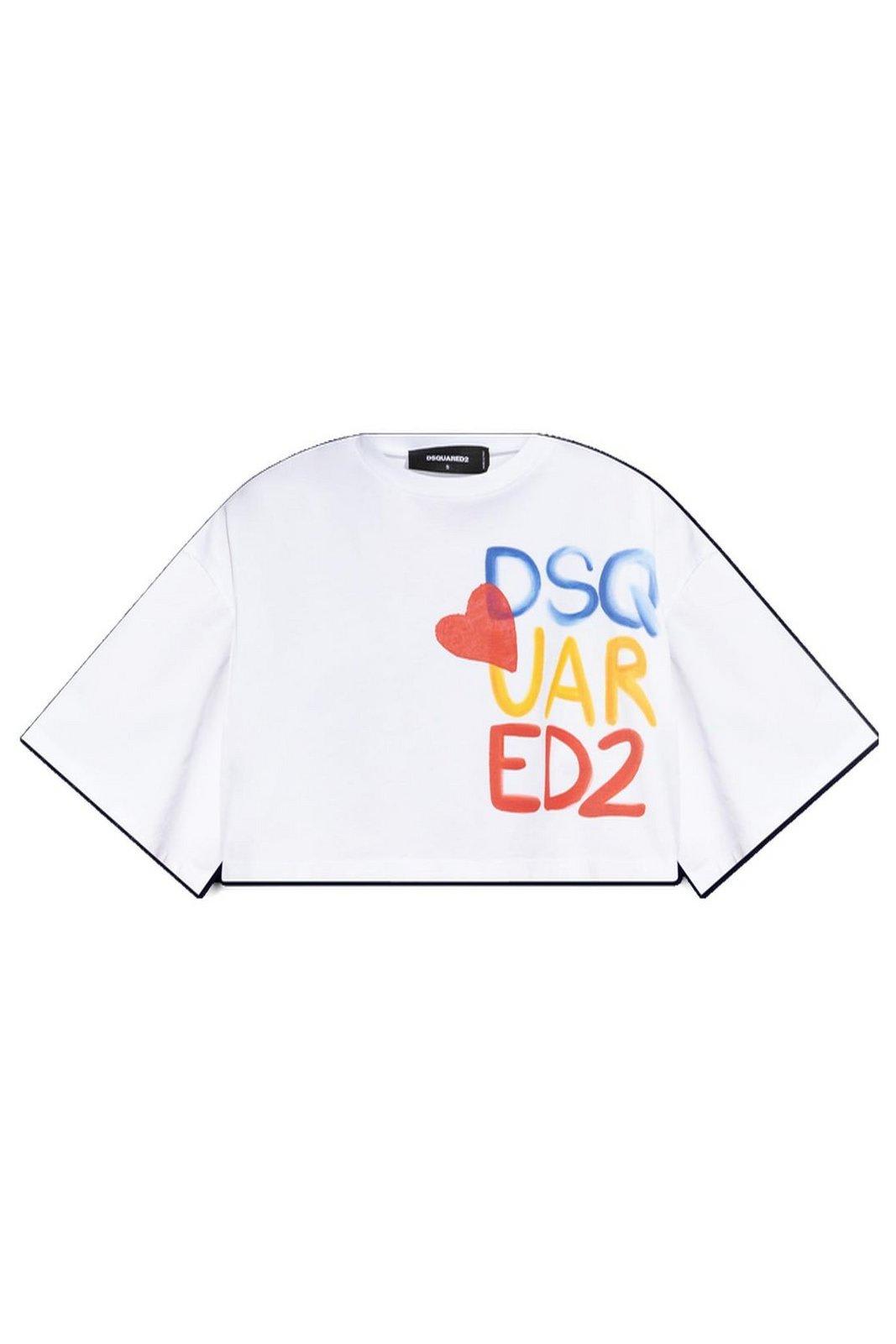 Dsquared2 Summer Lovers Gathered Relax Fit T-shirt