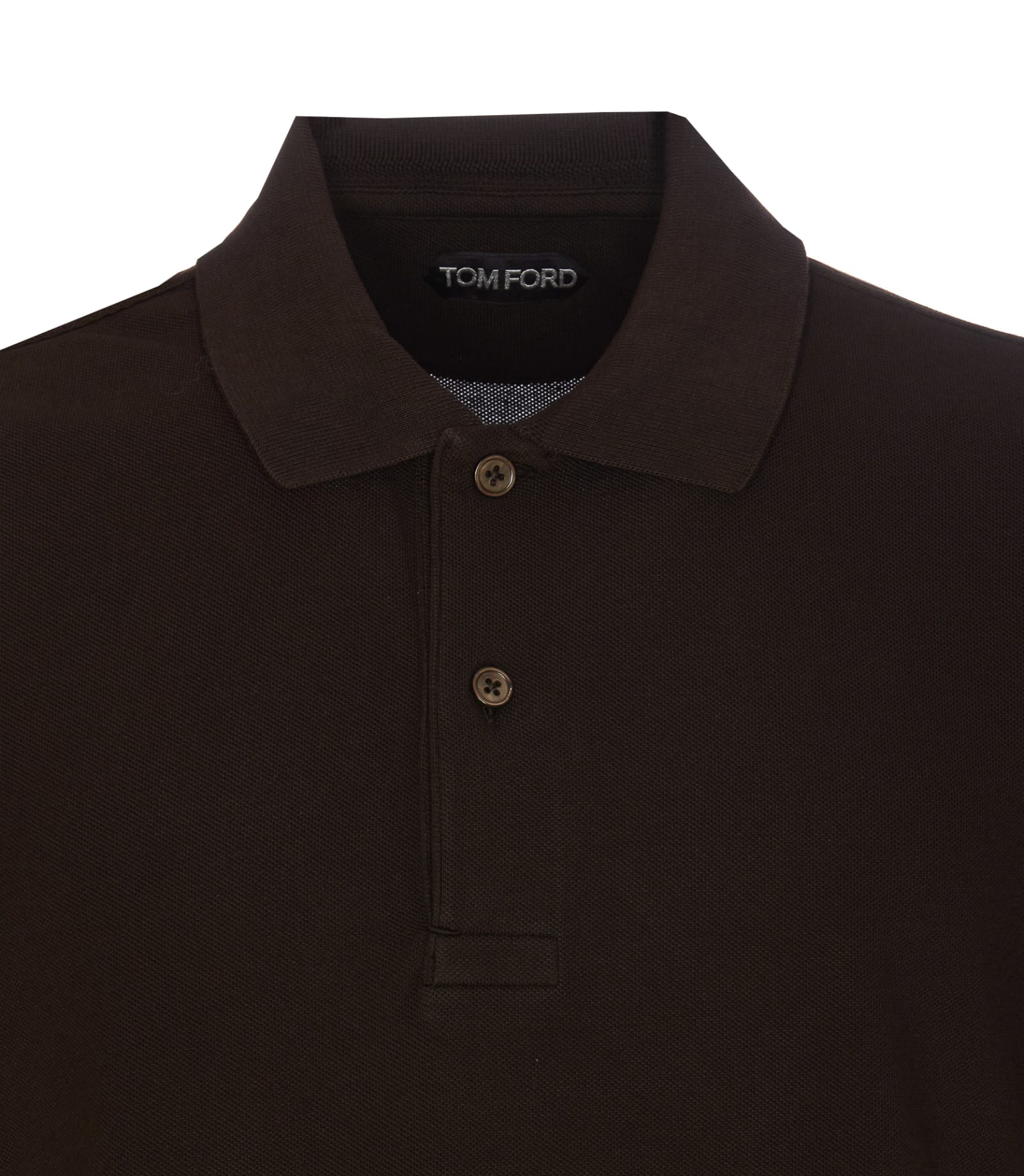 Shop Tom Ford Polo In Brown