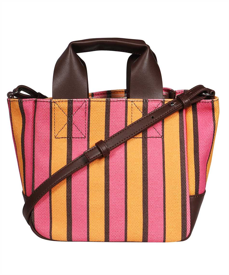 Msgm Logo-patch Tote Bag In Multi