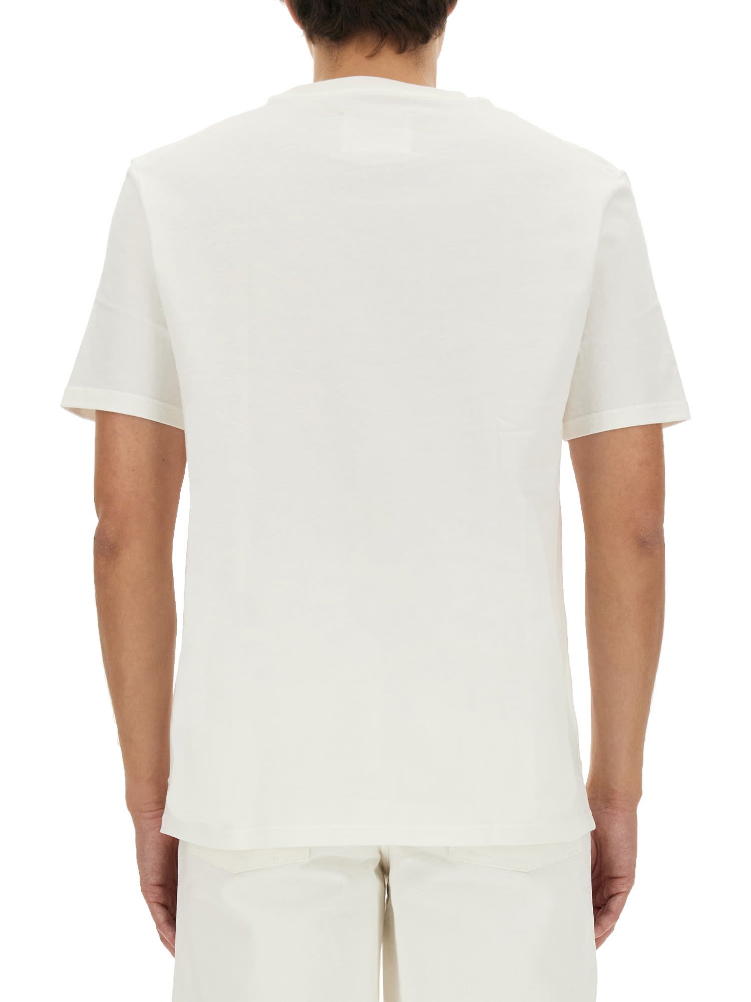 Shop Jil Sander T-shirt With Logo In Natural