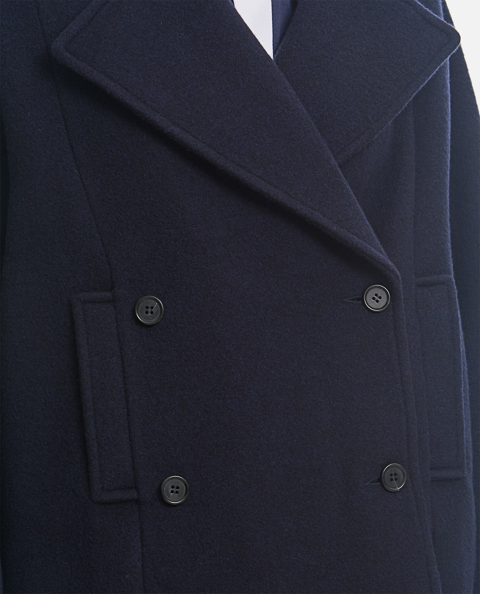 Shop Dušan Peacoat In Blue