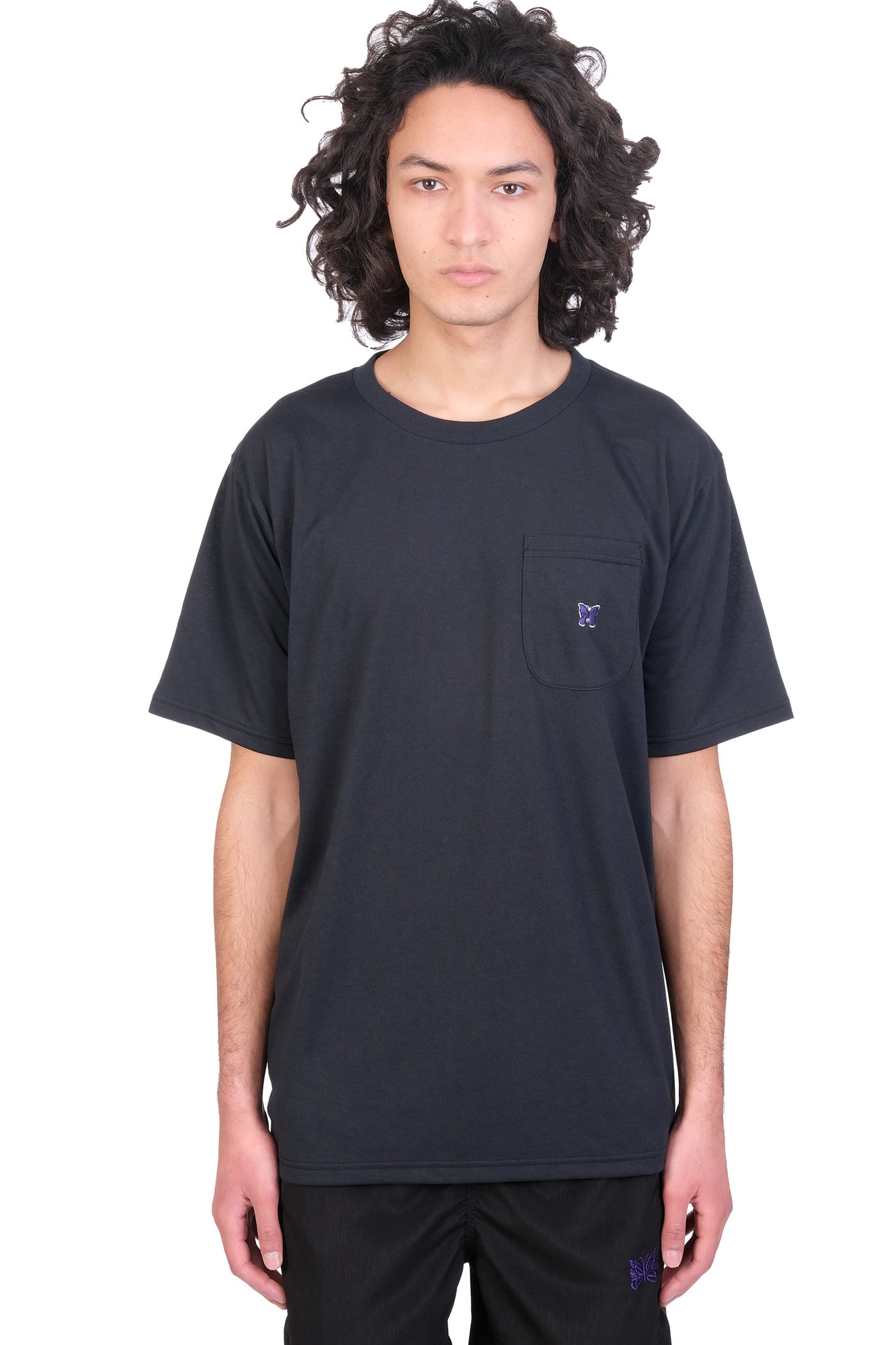 Needles T-shirt In Black Polyester