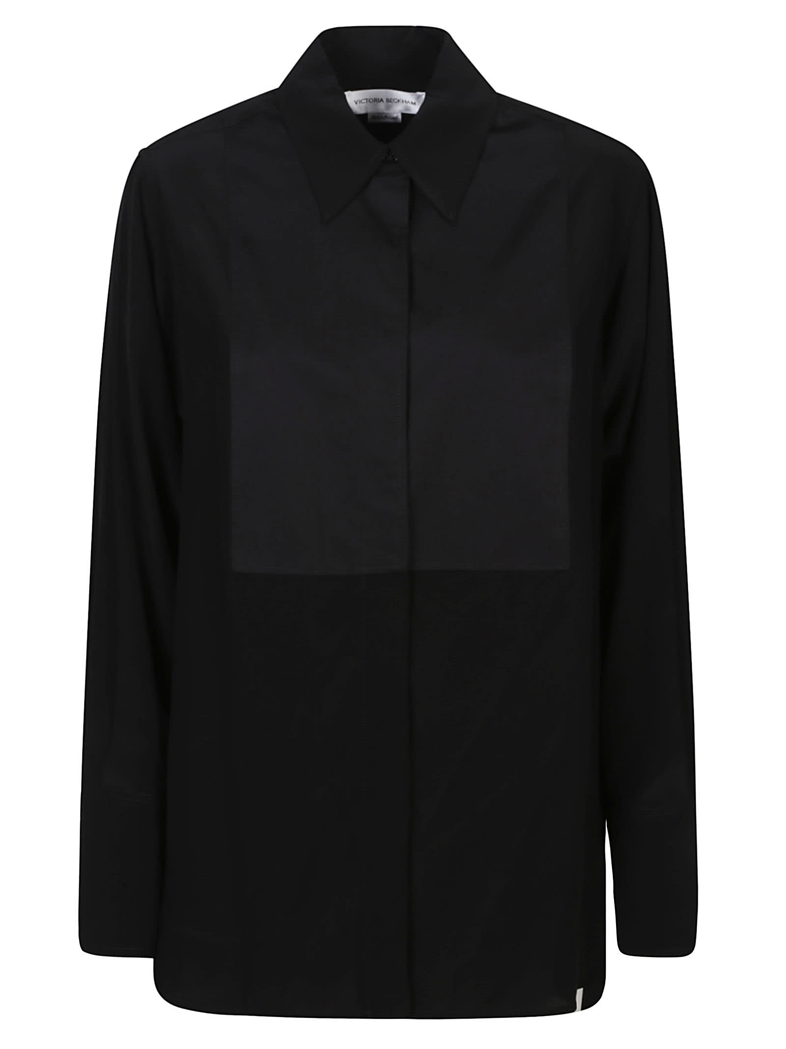 VICTORIA BECKHAM CONTRAST BIB SHIRT