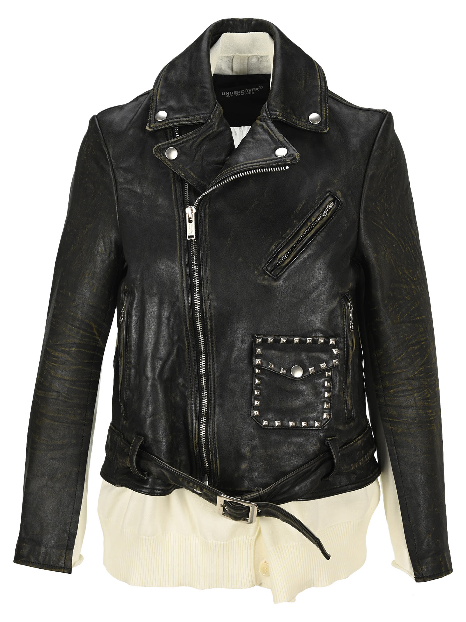 Undercover Jun Takahashi Undercover Stud Leather Jacket