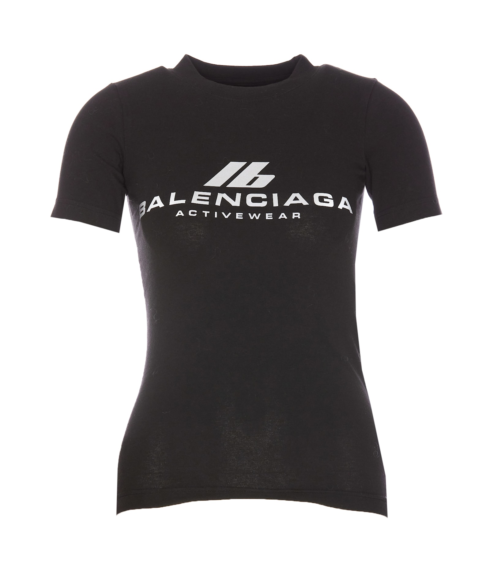 Shop Balenciaga Activewear T-shrit In Black