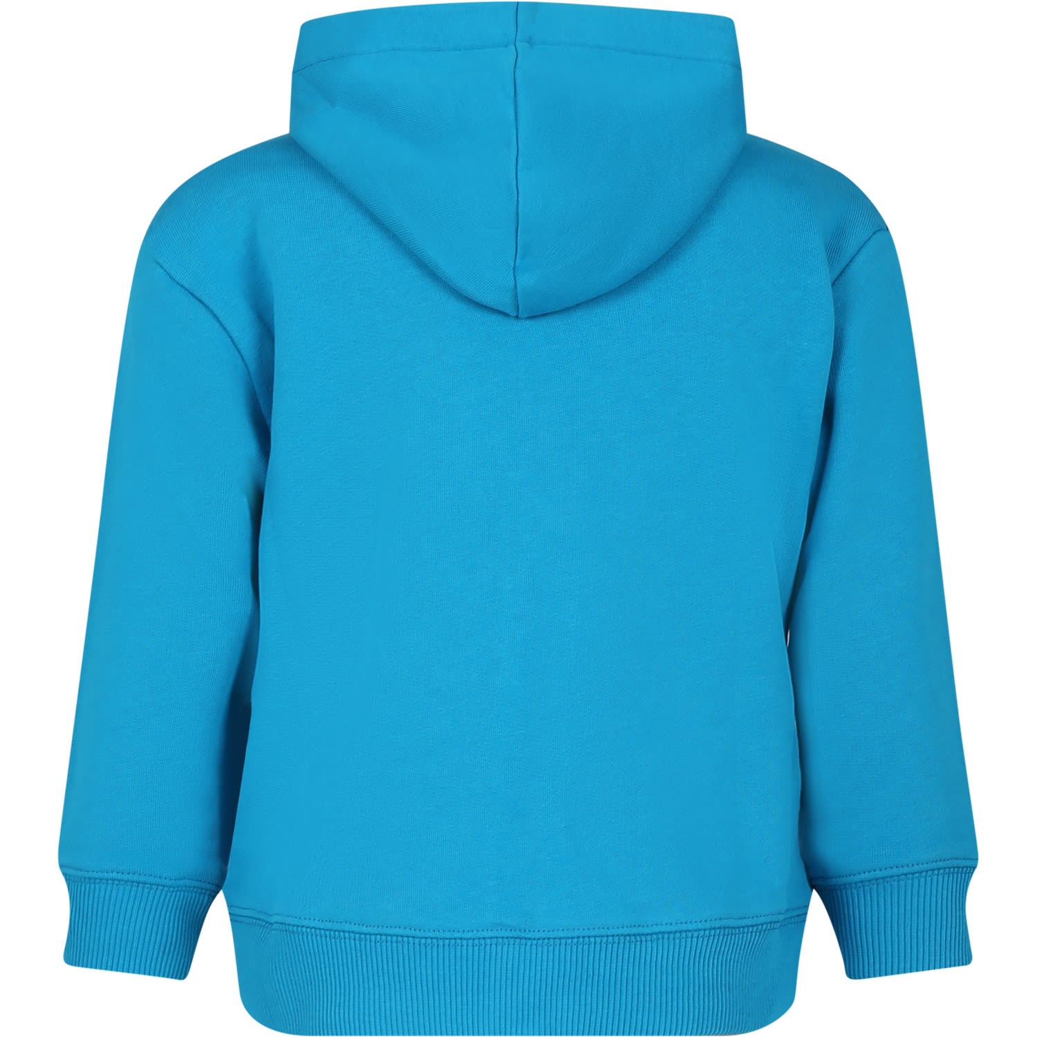 Shop Lanvin Light Blue Sweatshirt For Boy In Azzurro