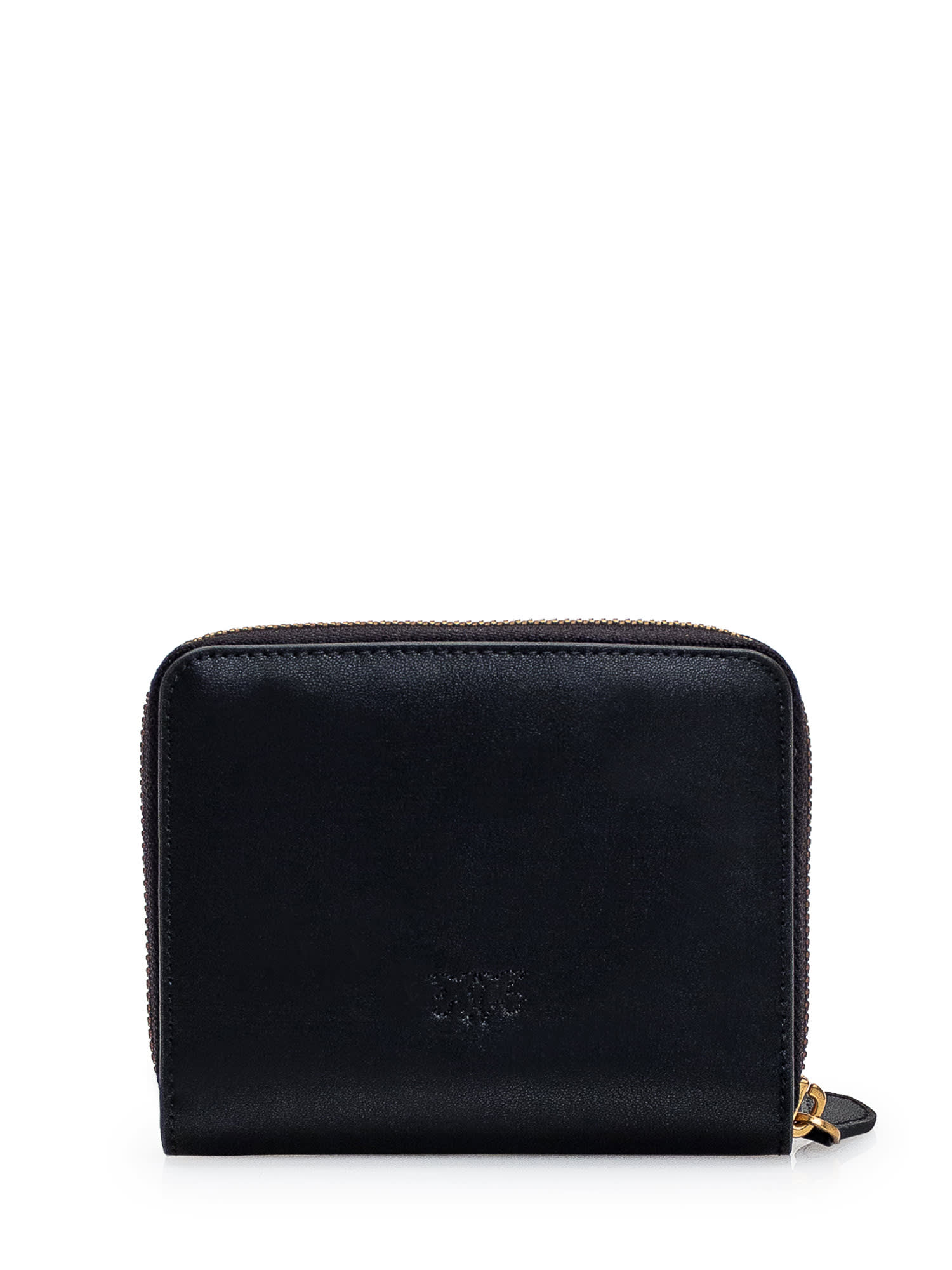 Shop Pinko Wallet With Logo In Black