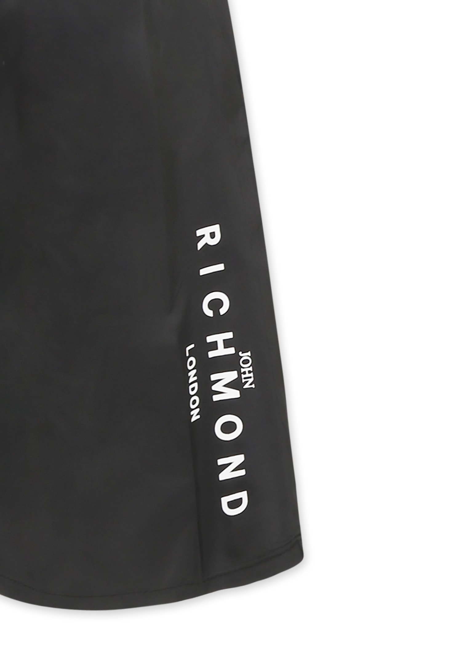 Richmond Black Swim Shorts For Boy With Logo In Black