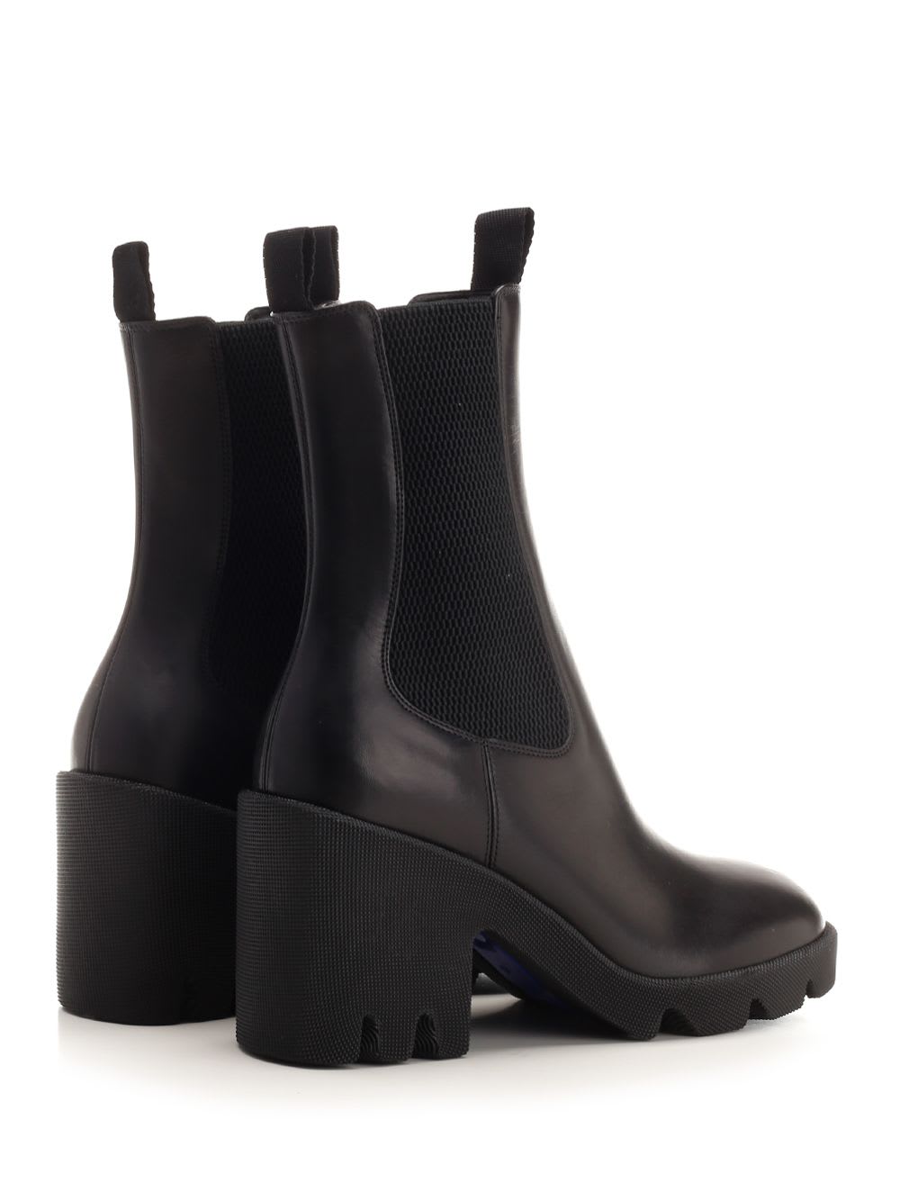 Shop Burberry Stride Chelsea Boots In Black