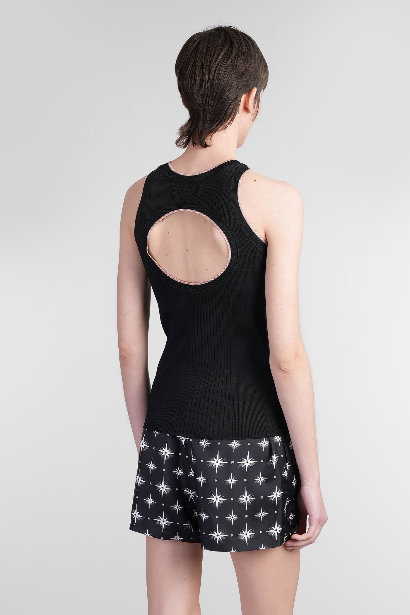 Amiri Topwear In Black Viscose