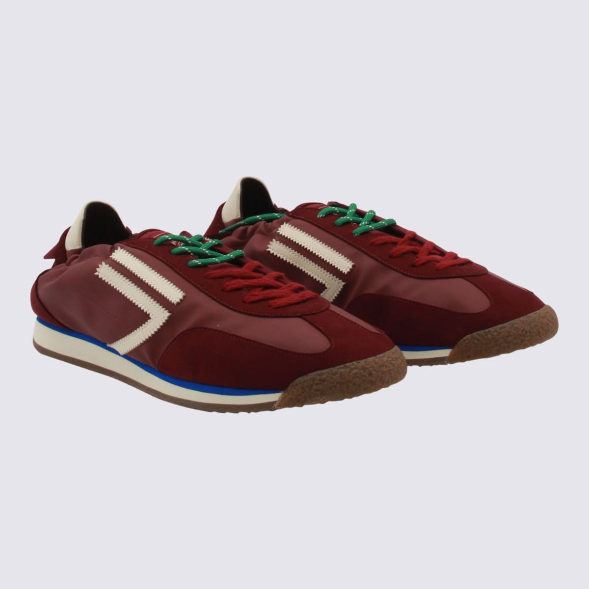 Puraai 6.02 Panther Pomegrade Sneaker In Burgundy