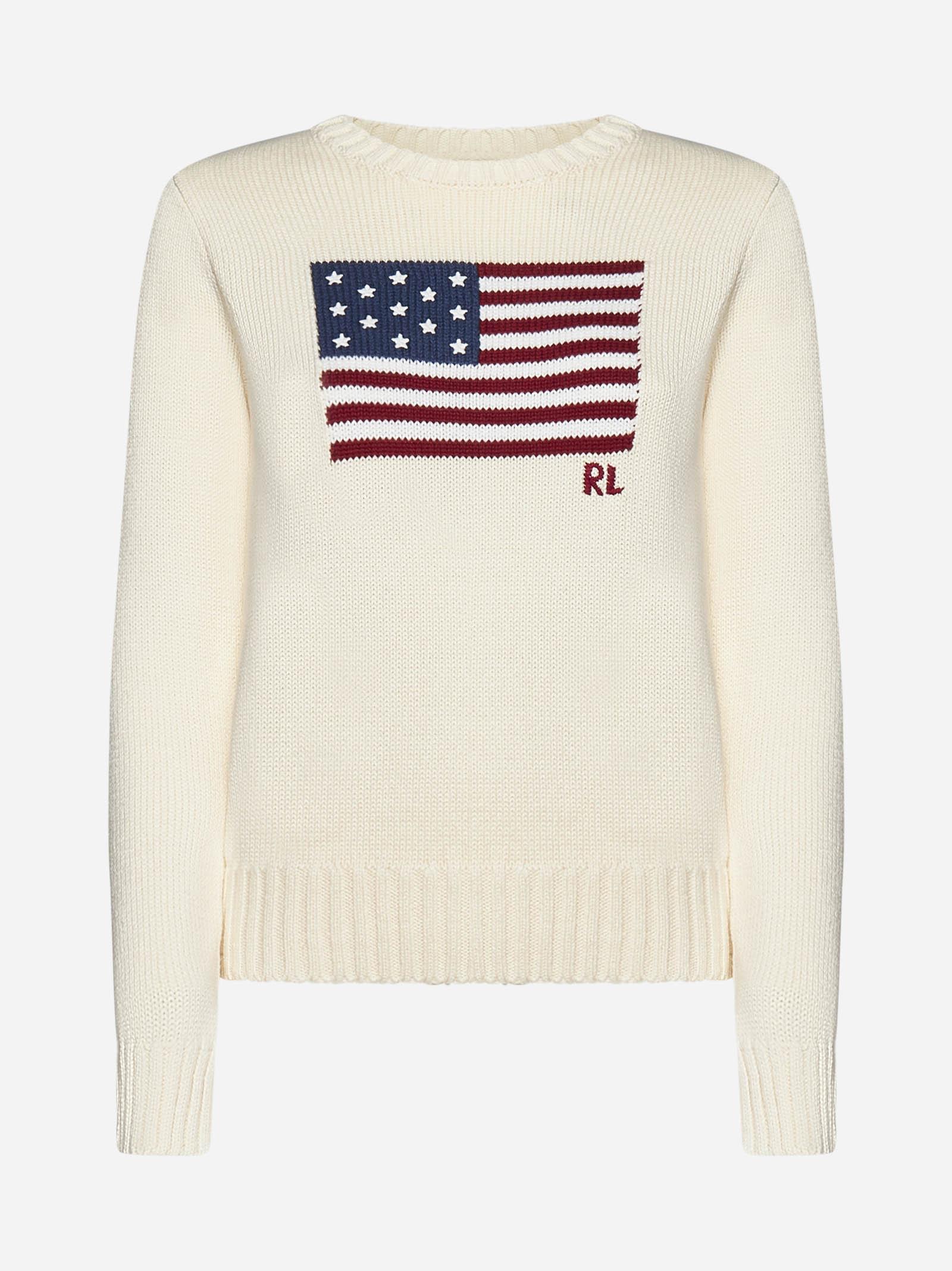 Ralph Lauren Flag Cotton Sweater