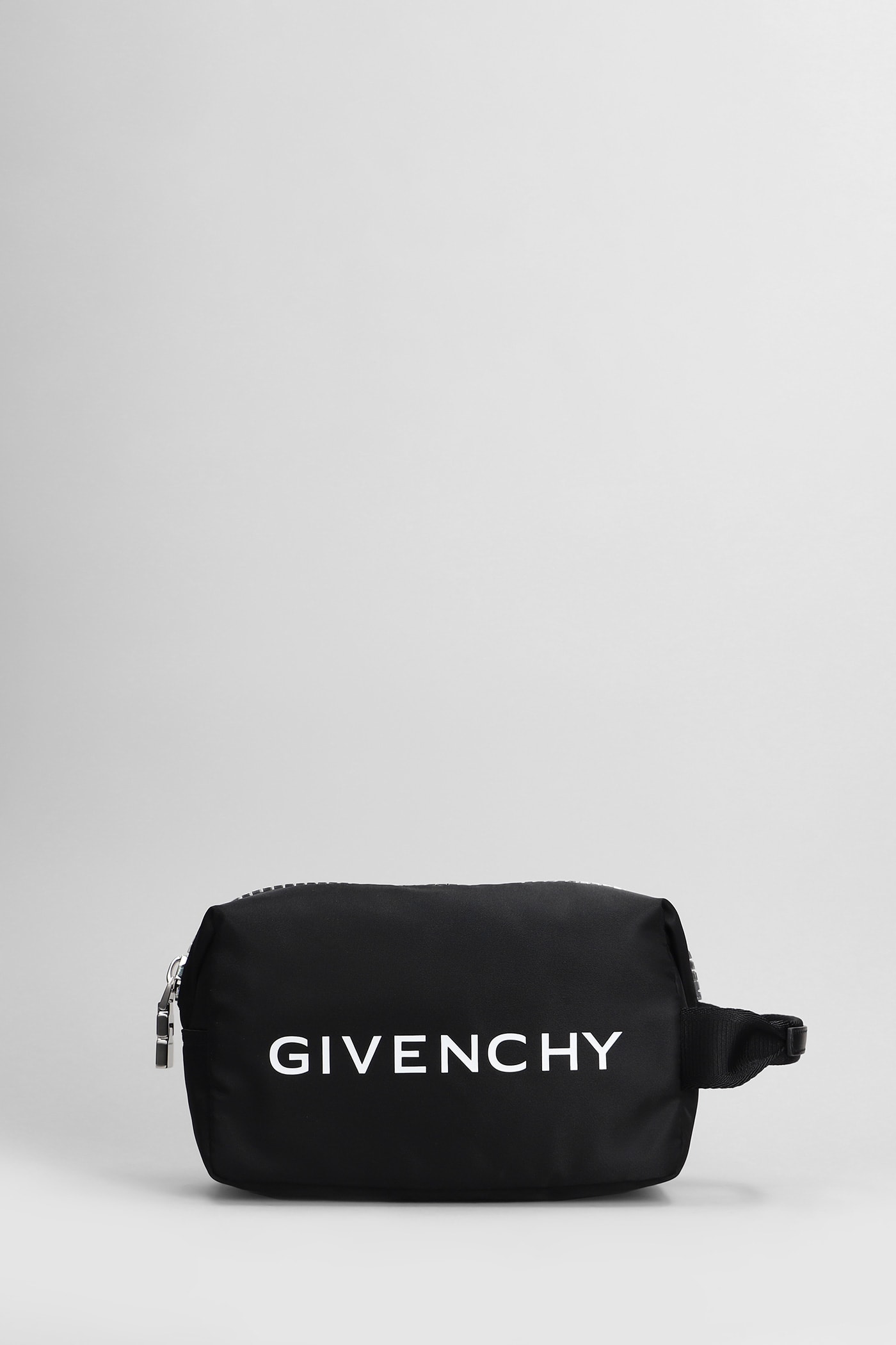 G-zip Clutch In Black Polyamide