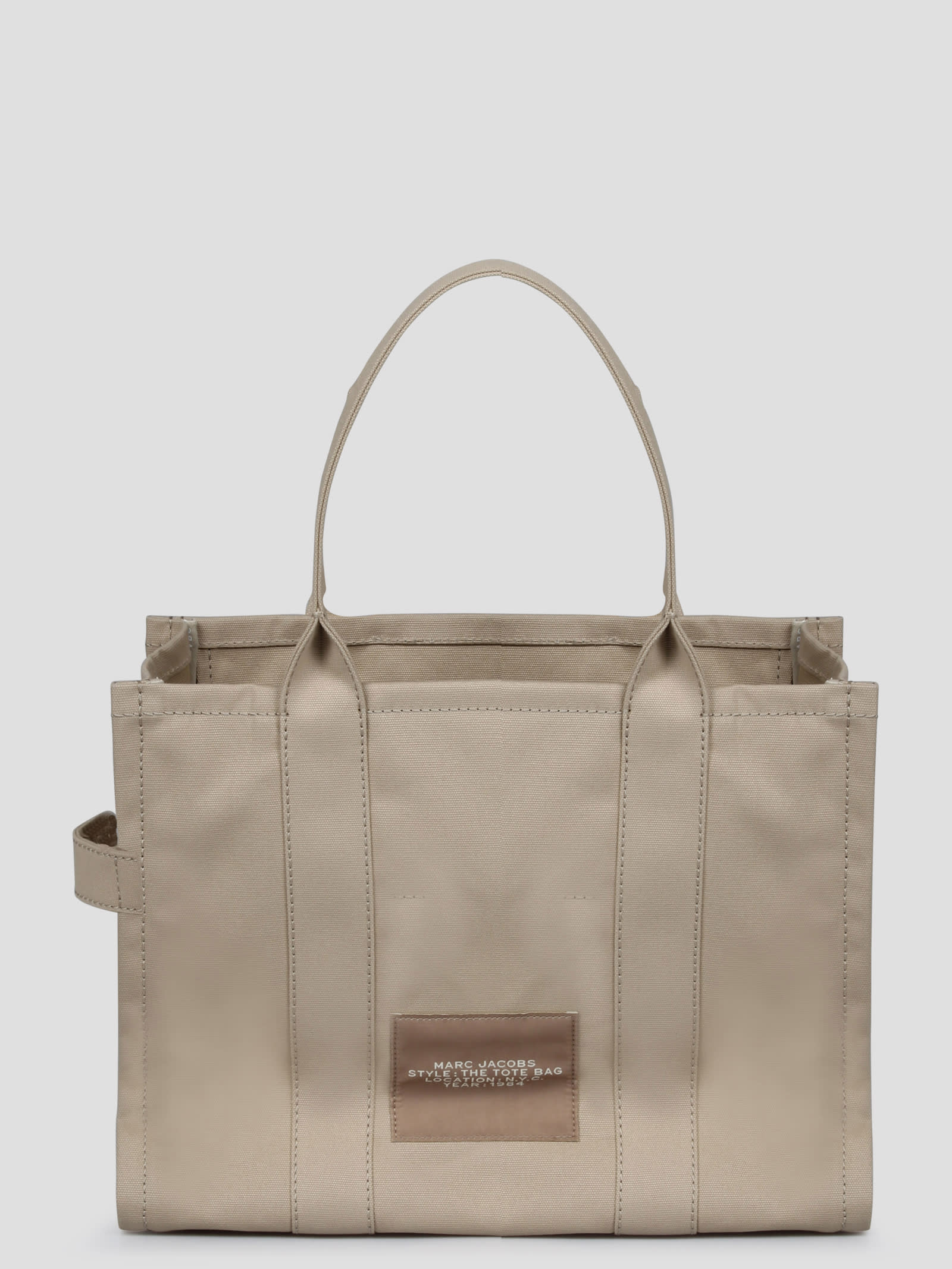 Shop Marc Jacobs The Canvas Large Tote Bag In Nude & Neutrals