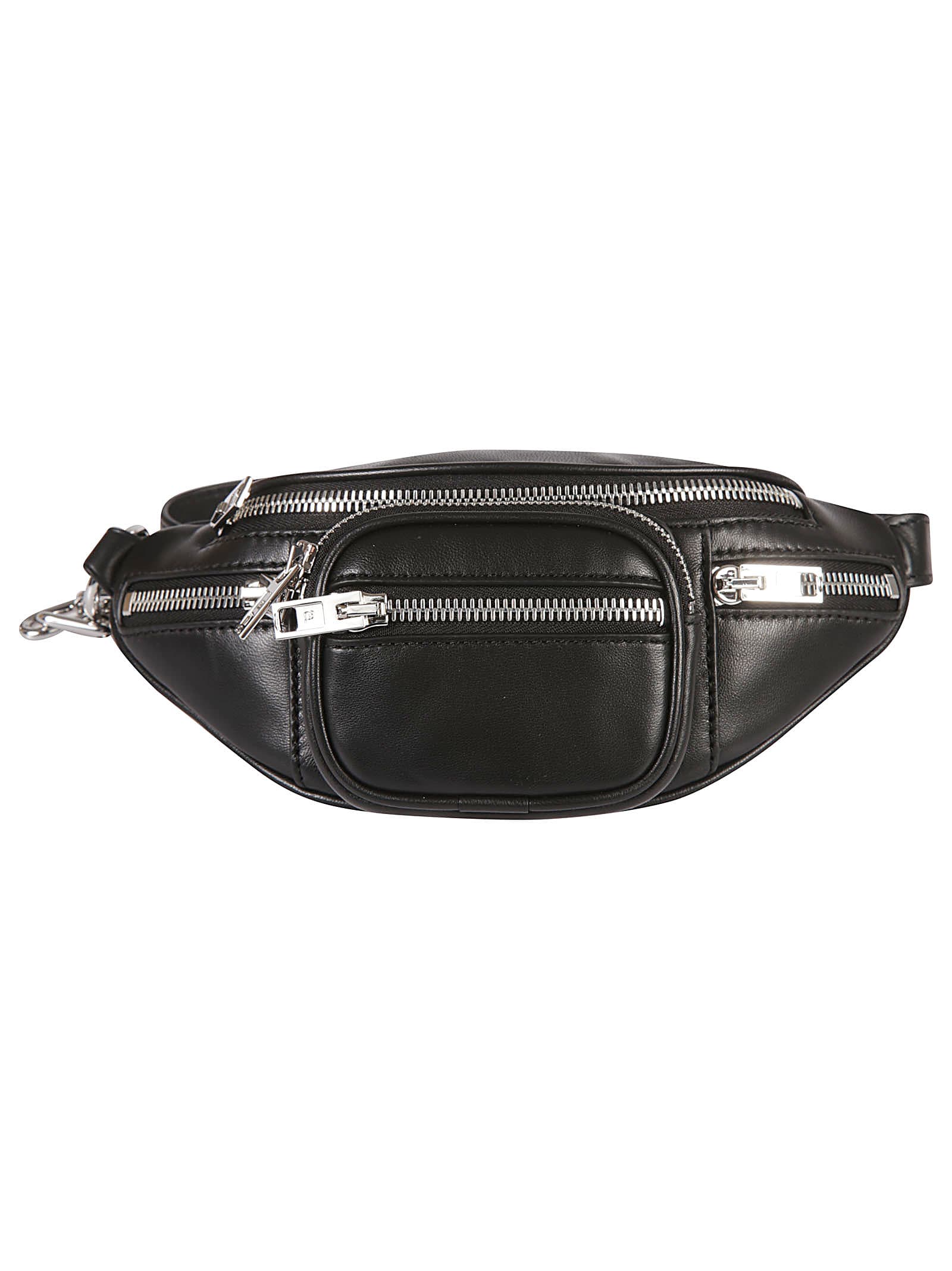 Alexander Wang Multi-zip Belt Bag In Black