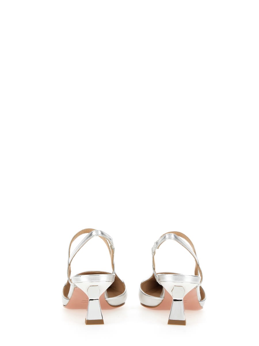 Shop Roberto Festa Sandal Amai In Silver