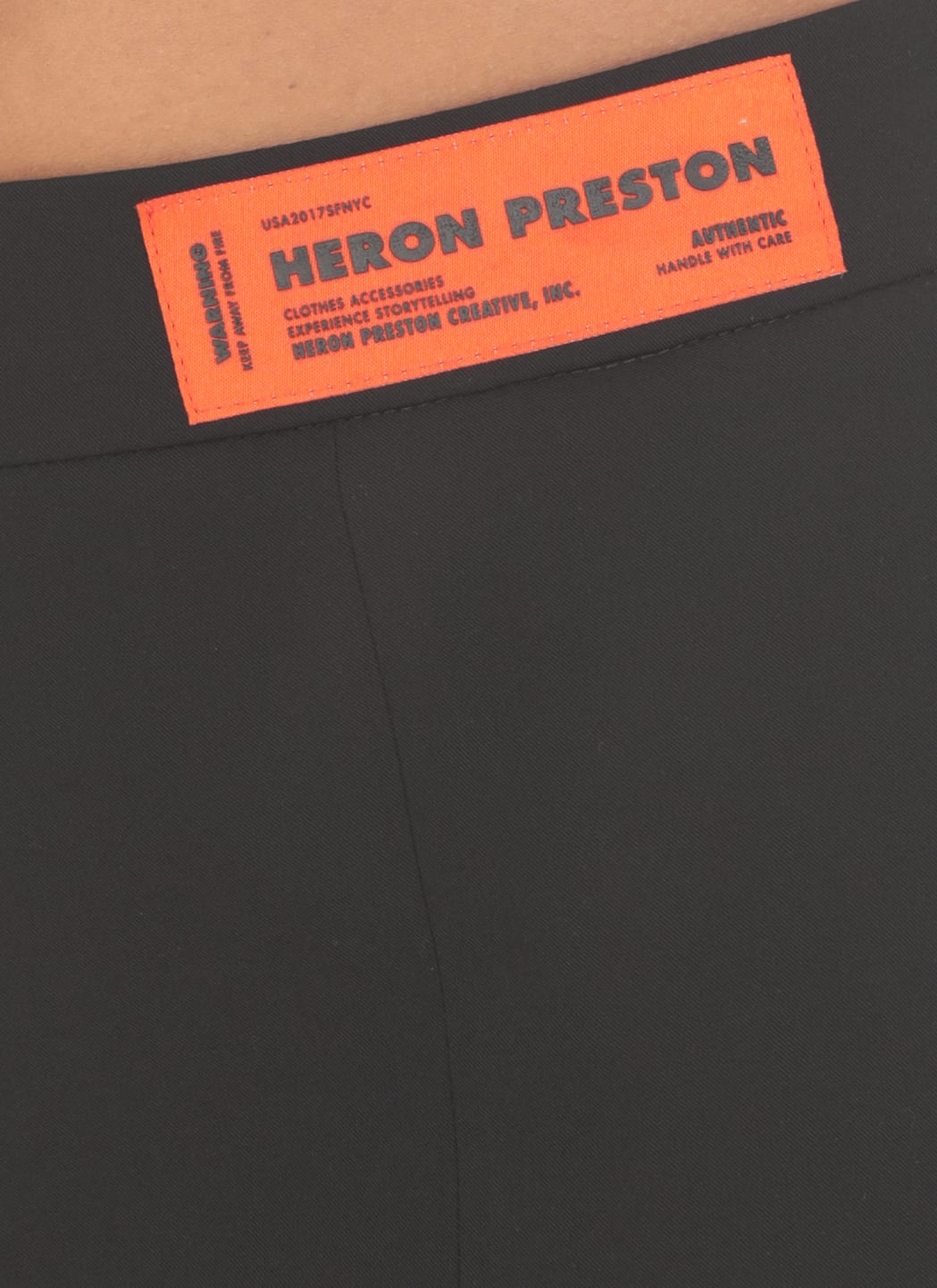 Heron Preston Gabardine Stretch Viscose Blend Pants In Black