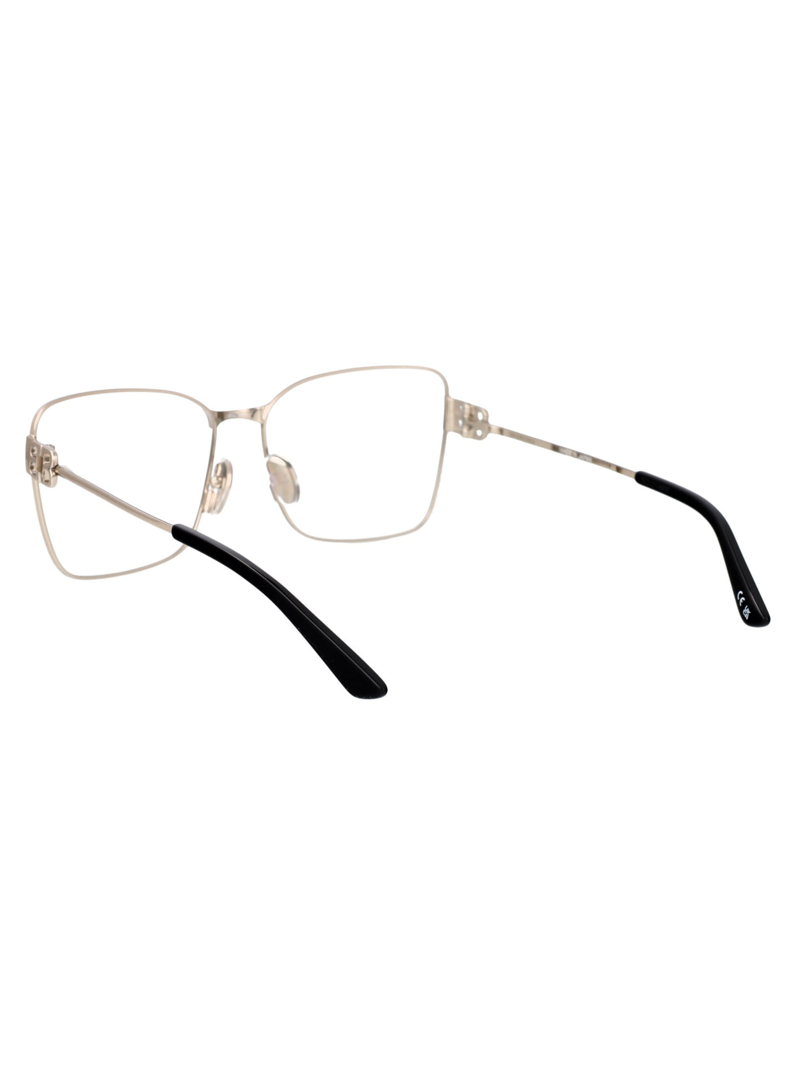 Shop Balenciaga Bb0339o Glasses In 002 Silver Silver Transparent