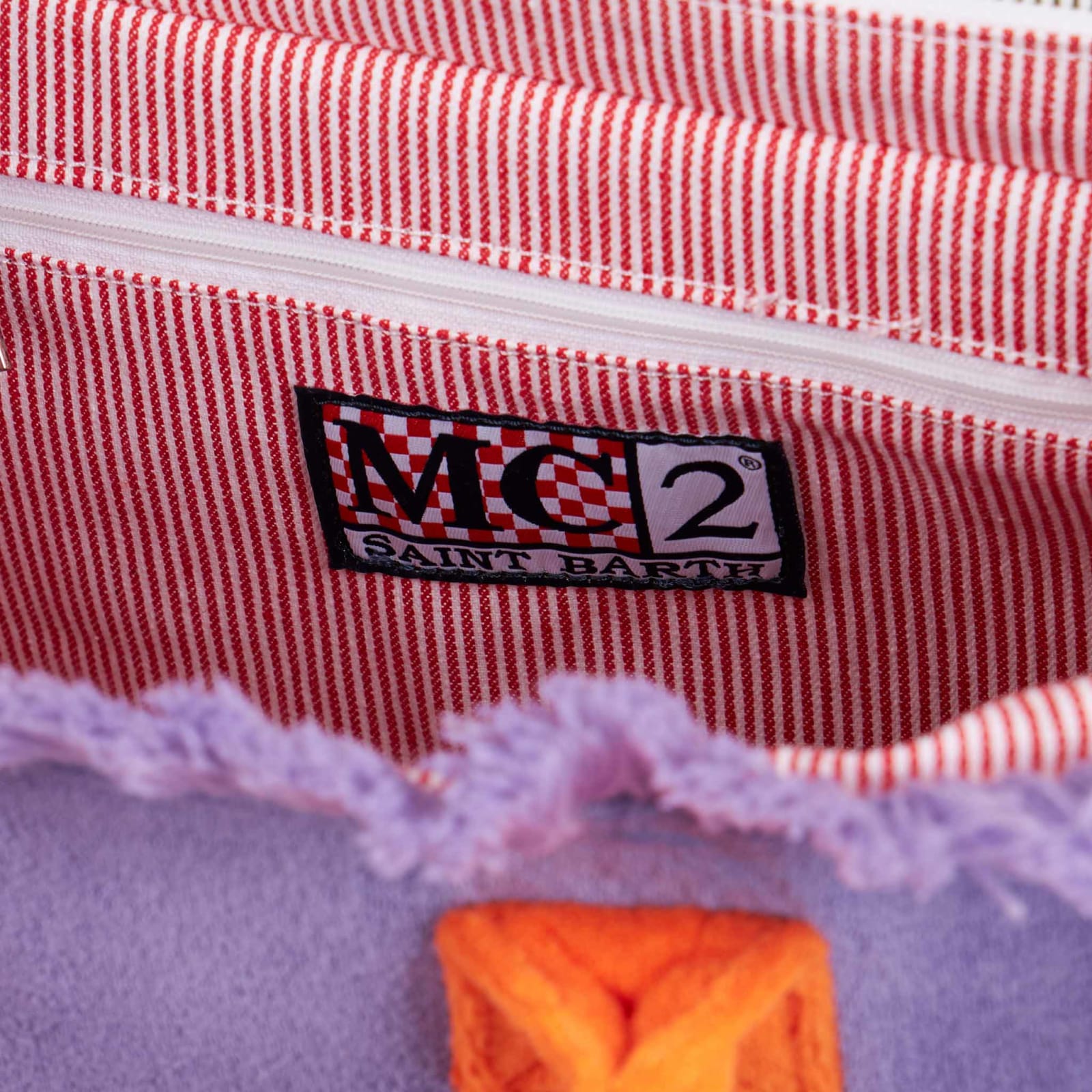 MC2 Saint Barth Colette Terry-Cloth Tote Bag - Purple for Women