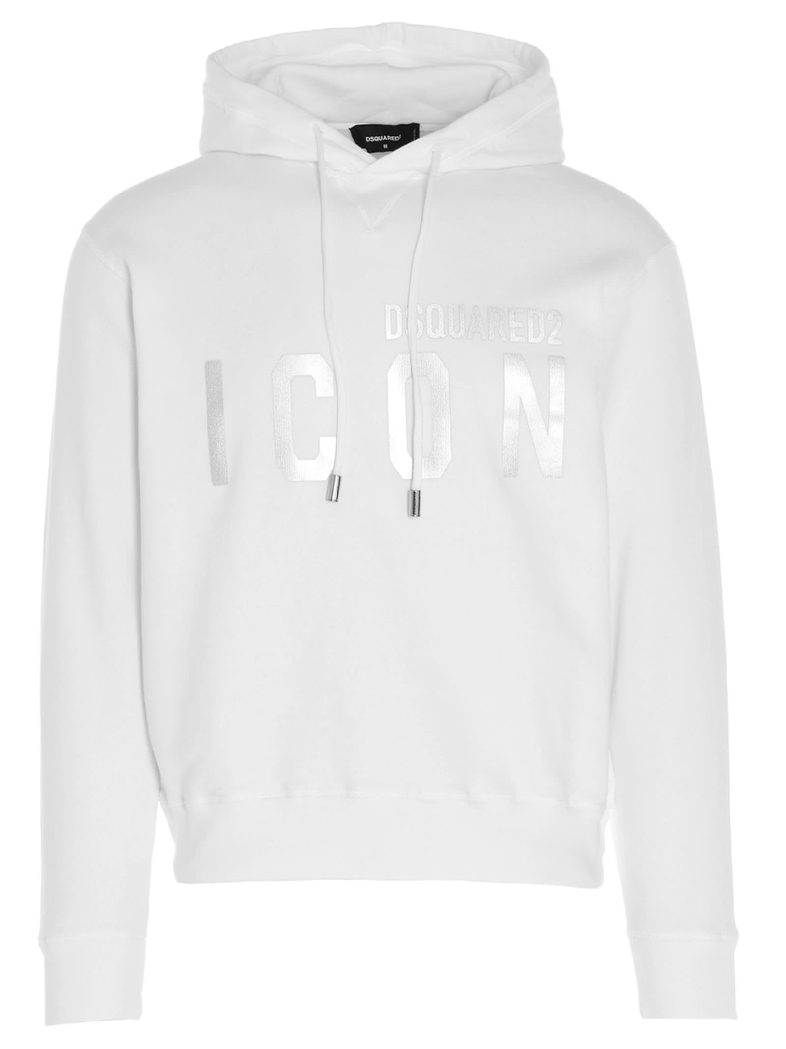 Dsquared2 Icon Reflective Cotton Hoodie