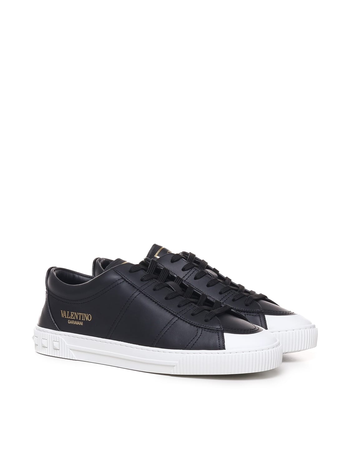 Shop Valentino Sneakers Cityplanet In Black