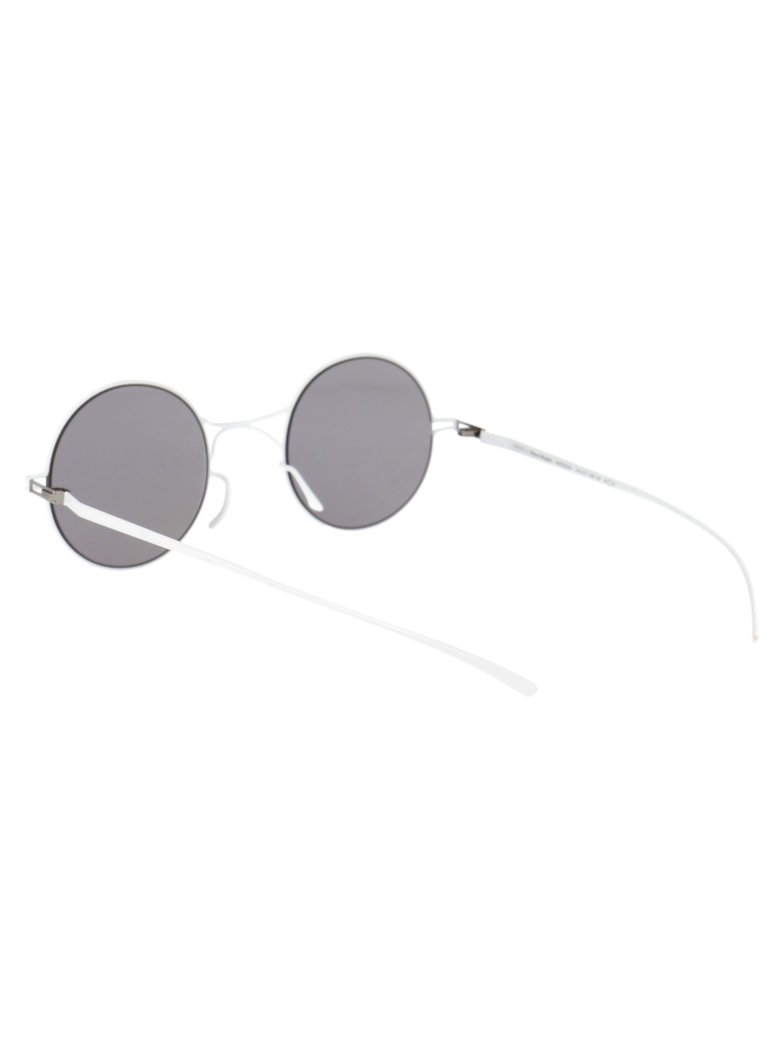 Mykita Mmesse002 Sunglasses In E13 White Warmgrey Flash