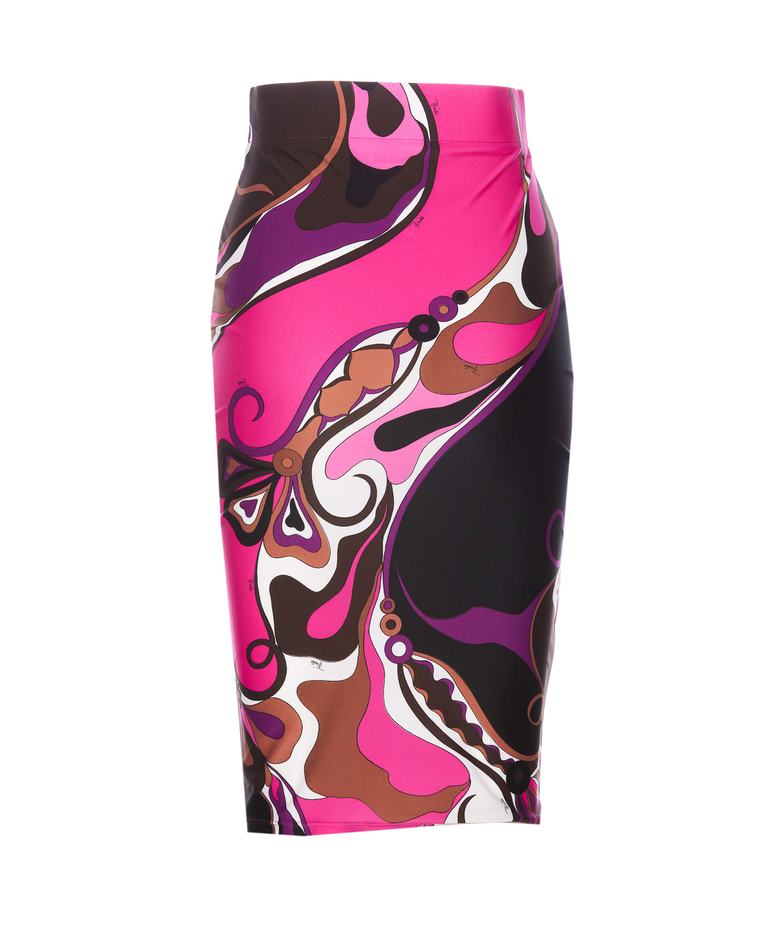 PUCCI ORCHIDEE PRINT MIDI SKIRT 