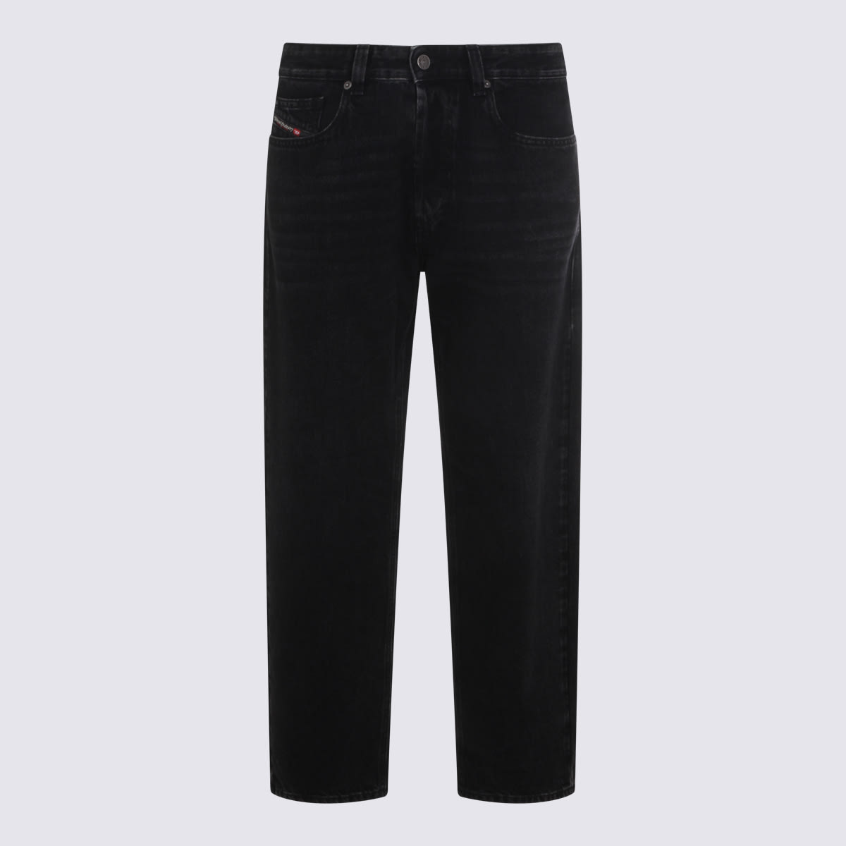 Diesel Black Denim Regular Jeans