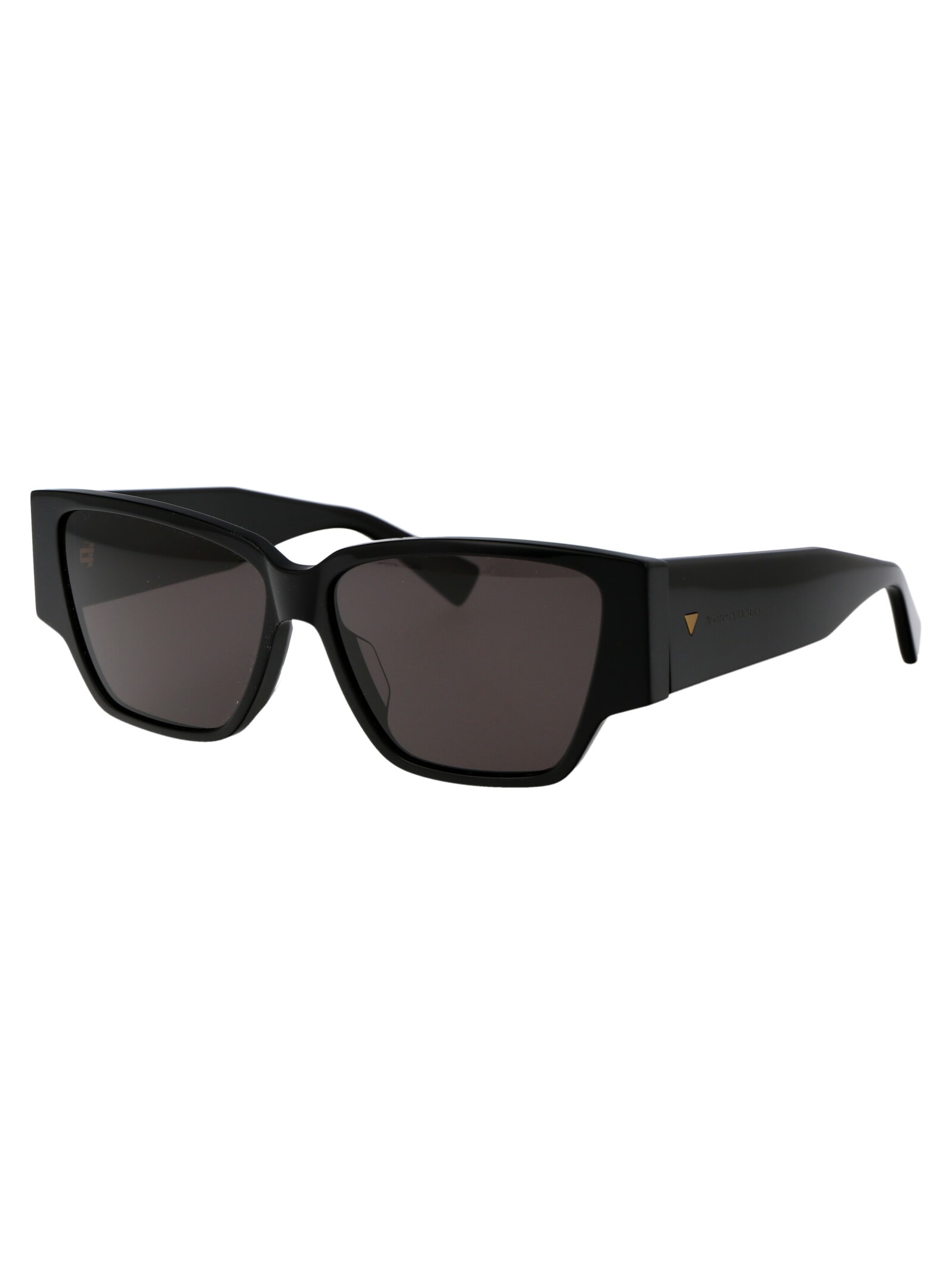 Shop Bottega Veneta Bv1285s Sunglasses In 001 Black Black Grey