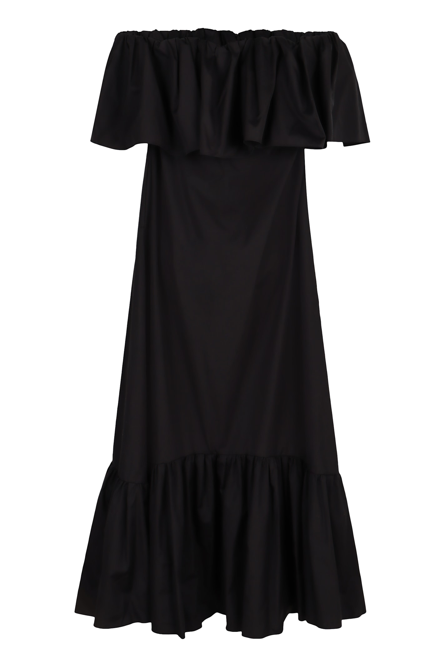 MAX MARA PETALI POPLIN MAXI DRESS