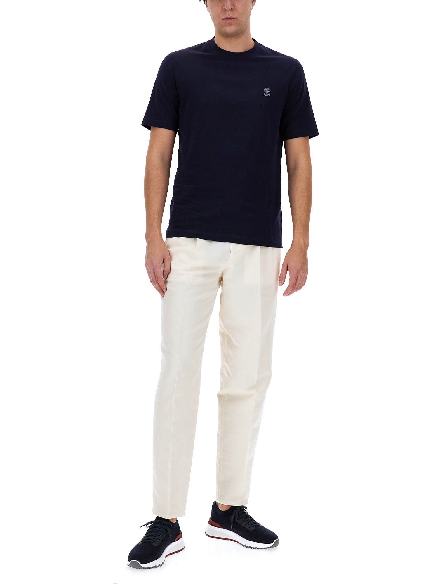 Shop Brunello Cucinelli T-shirt With Logo