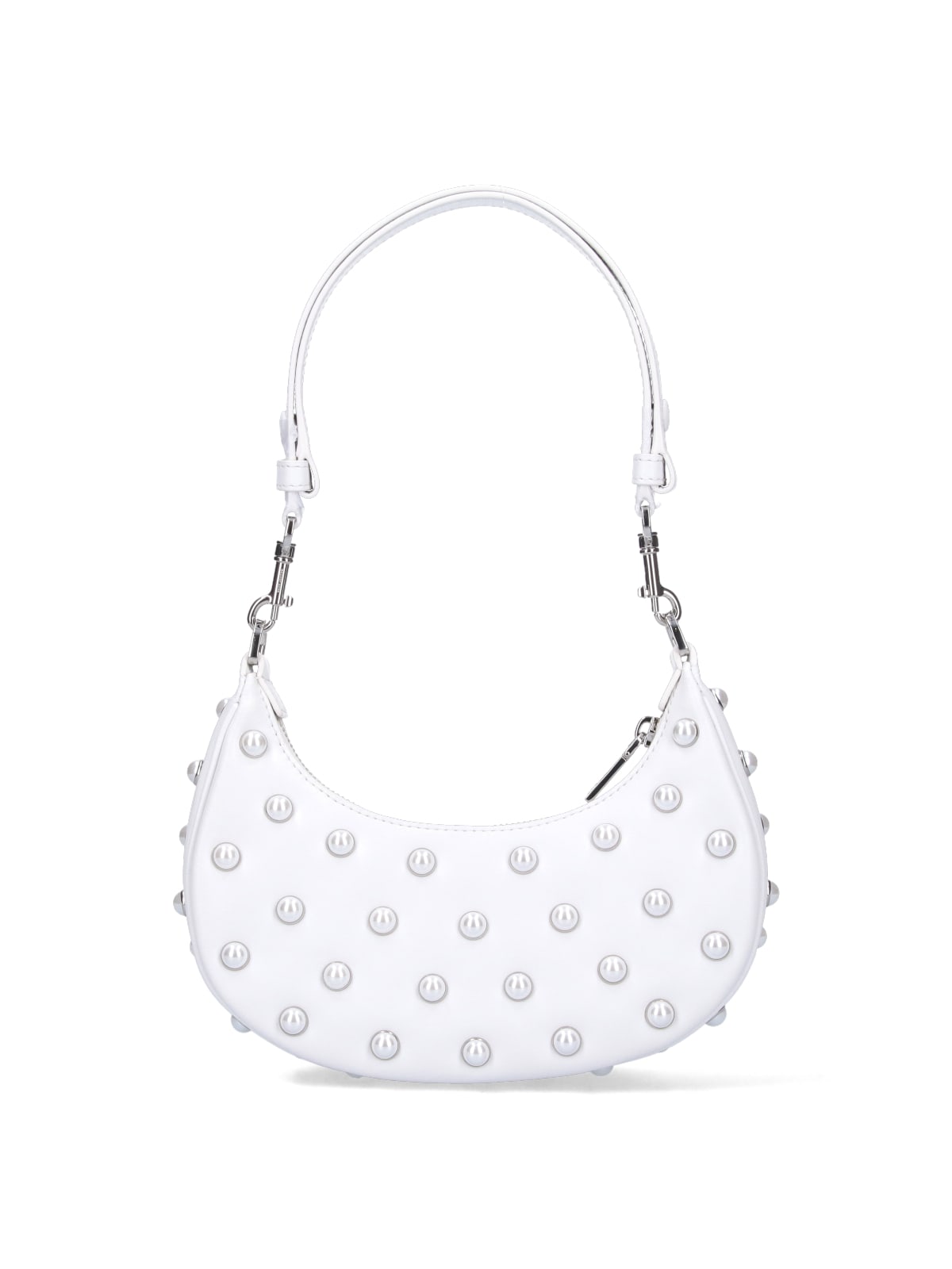 Shop Marc Jacobs The Pearl Curve Bag Shoulder Bag In White