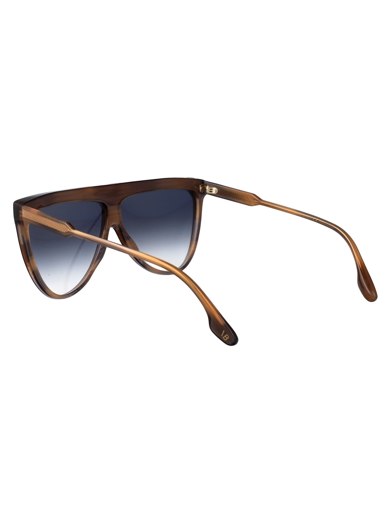 Victoria Beckham Vb600s 223 Aviator Sunglasses In Brown