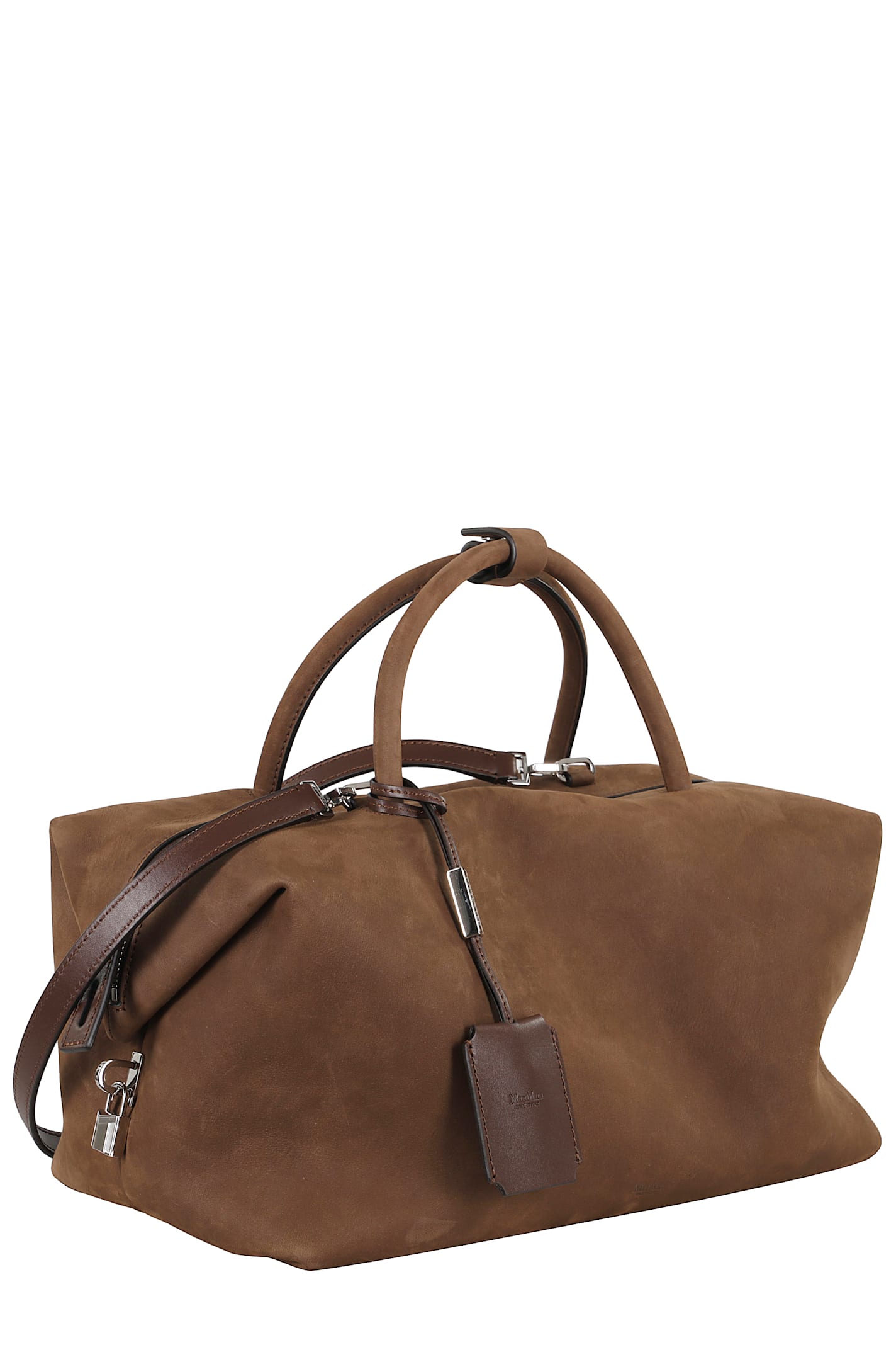 Max Mara Holdalllsuede In Brown